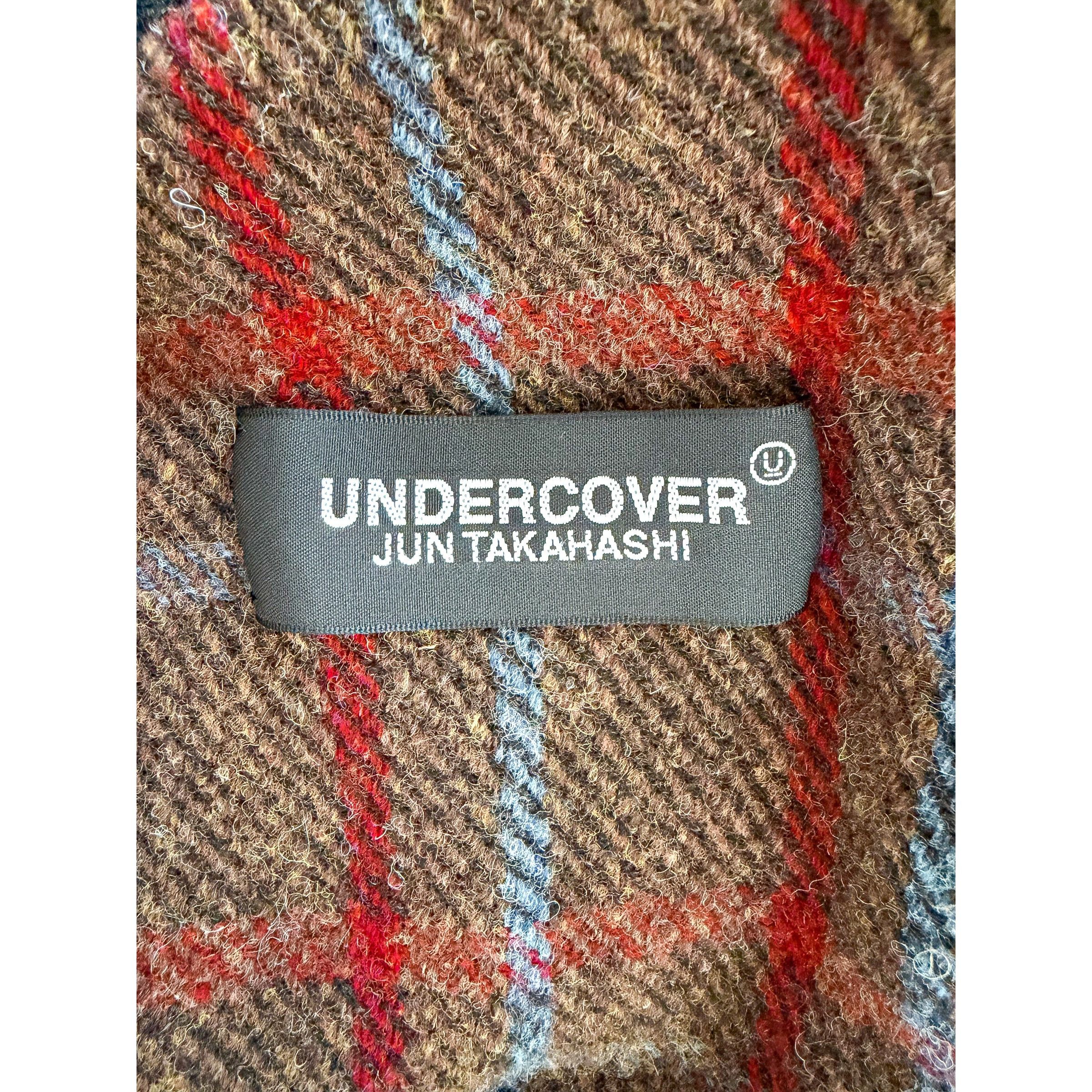 Undercover UNDERCOVER Brown Wool Check Jacket Size US XXL / EU 58 / 5 - 14 Thumbnail