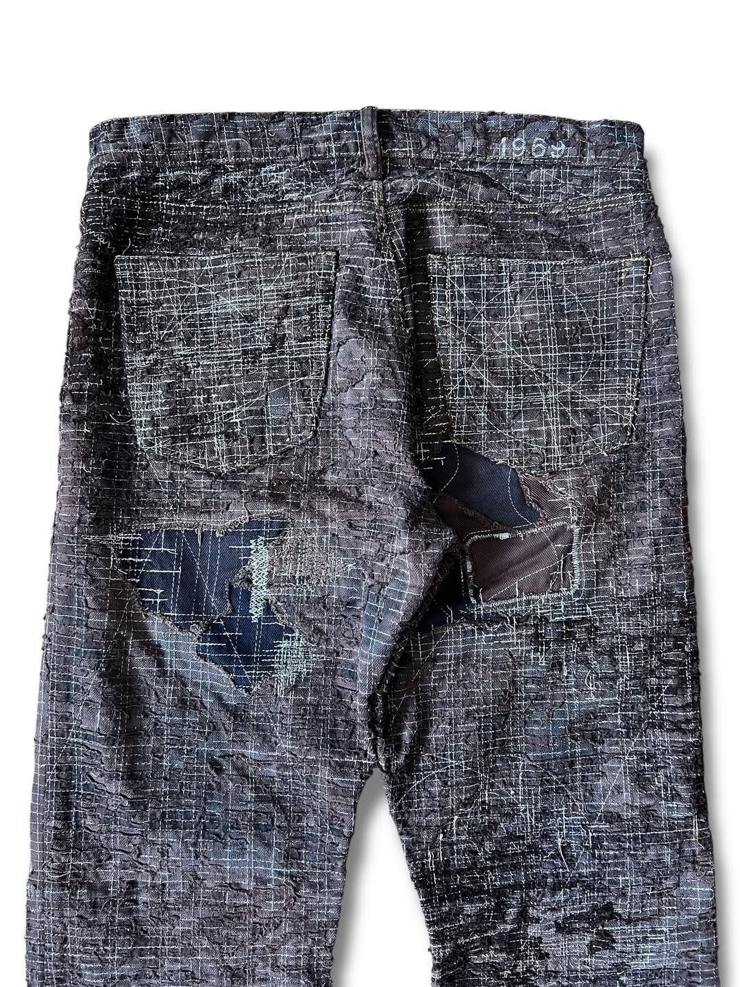 Kapital KAPITAL INSPIRED 1/1 BORO REPAIRED DENIM Size US 33 - 5 Thumbnail