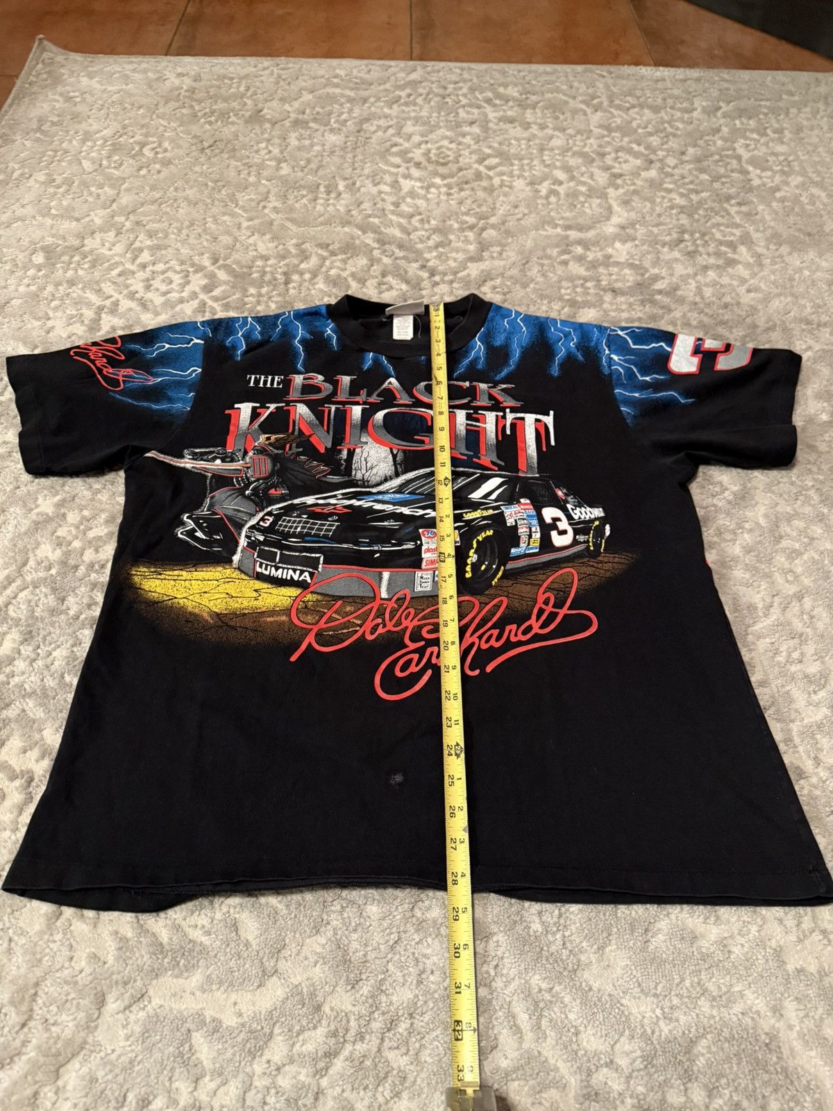 NASCAR × Vintage Vintage dale earnhart “Black Knight” T shirt Size US XL / EU 56 / 4 - 1 Thumbnail
