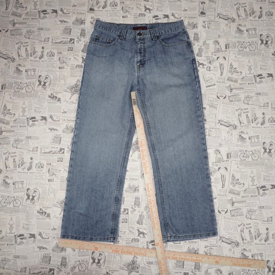 Anchor Blue 32 - Vintage Y2K anchor blue easy fit 00s skate baggy pants Size US 32 / EU 48 - 4 Thumbnail