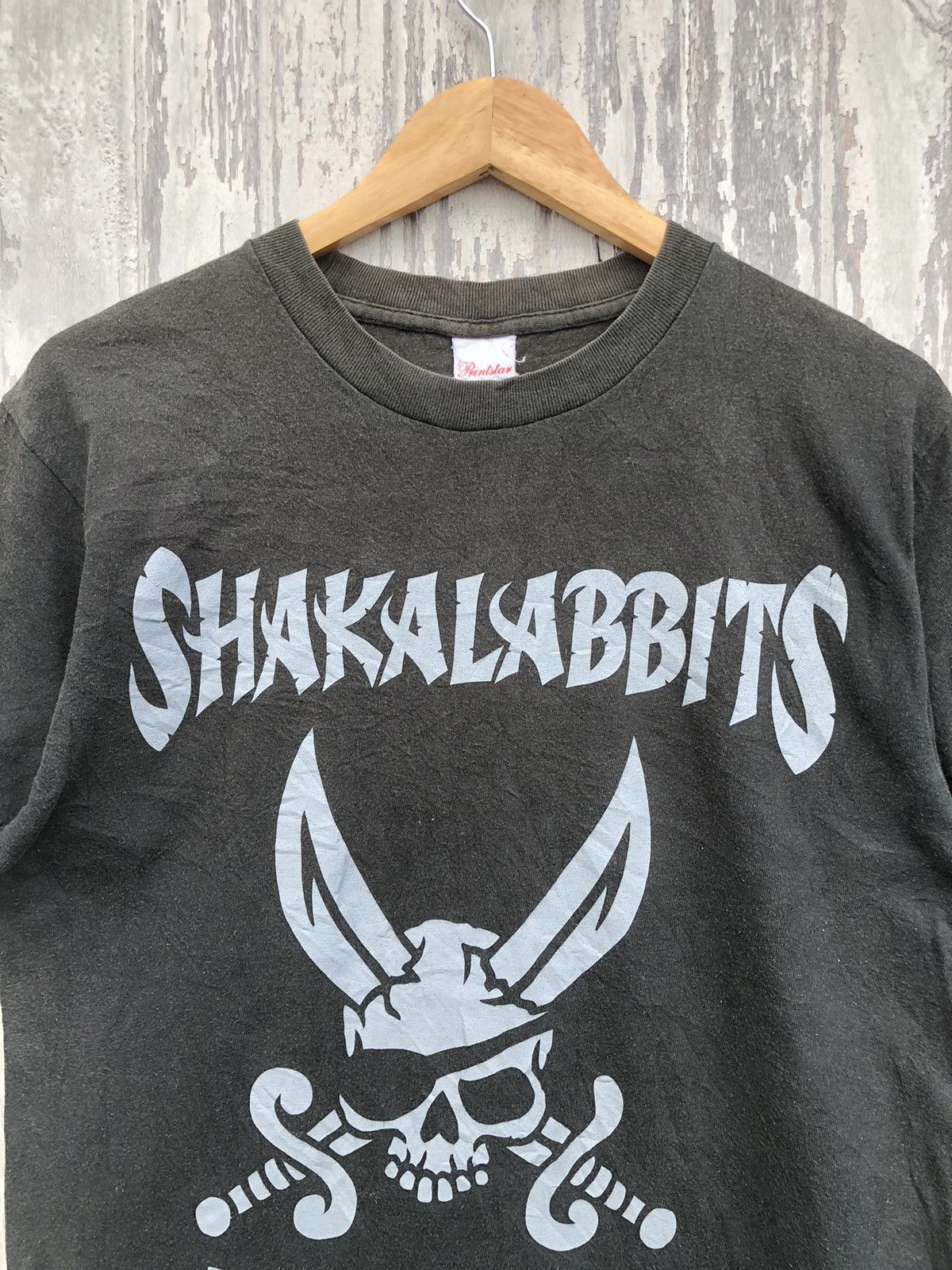 Band Tees × Japanese Brand × Vintage Vintage Y2K Sunfaded Shakalabbits Rock Band Tee Size US M / EU 48-50 / 2 - 2 Thumbnail