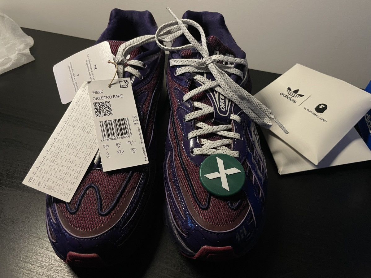 Adidas × Bape Adidas Orketro x BAPE Size US 9 / EU 42 - 4 Thumbnail