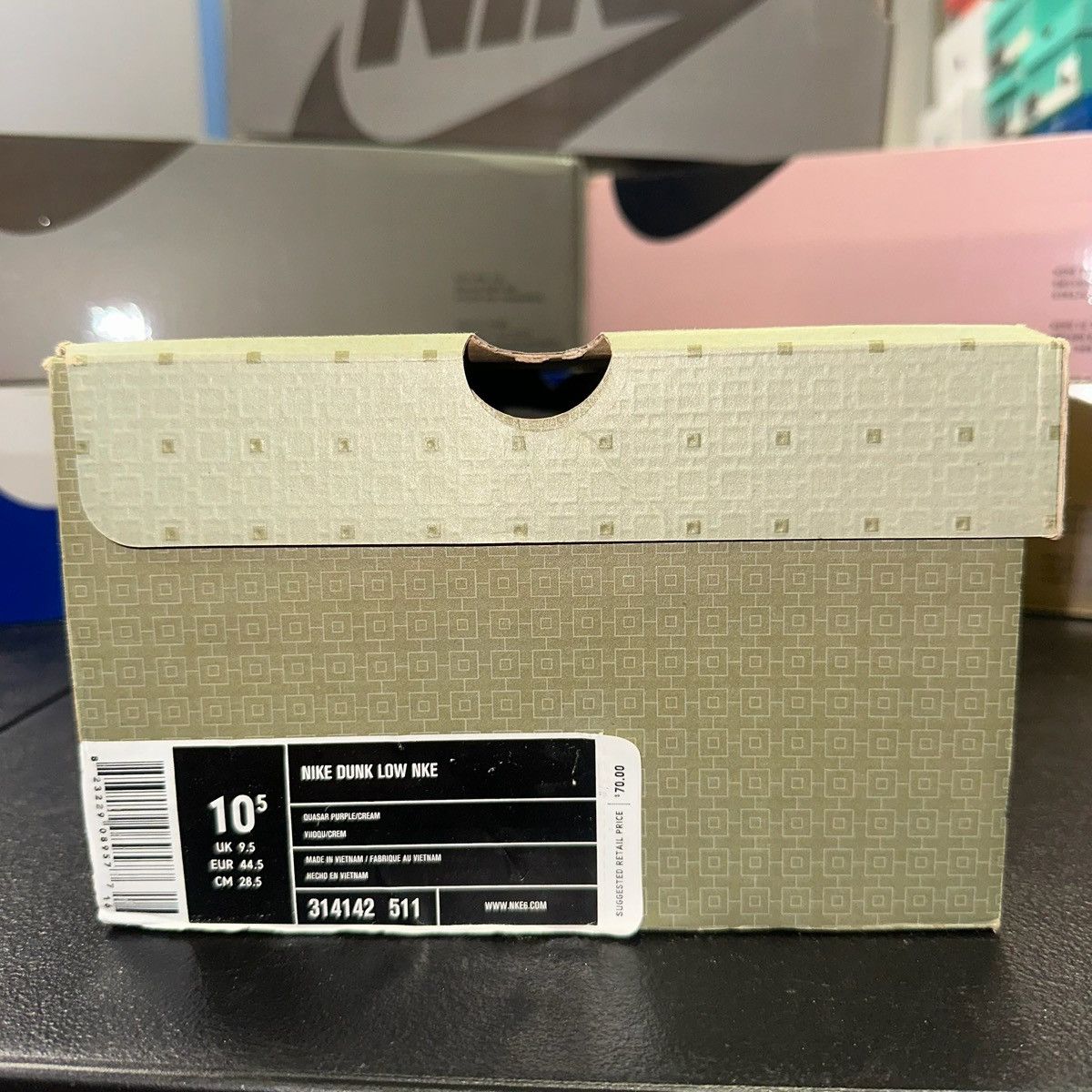 Nike Size 10.5 - Nike Dunk NKE Low Quasar Purple 314142-511 Size US 10.5 / EU 43-44 - 7 Thumbnail