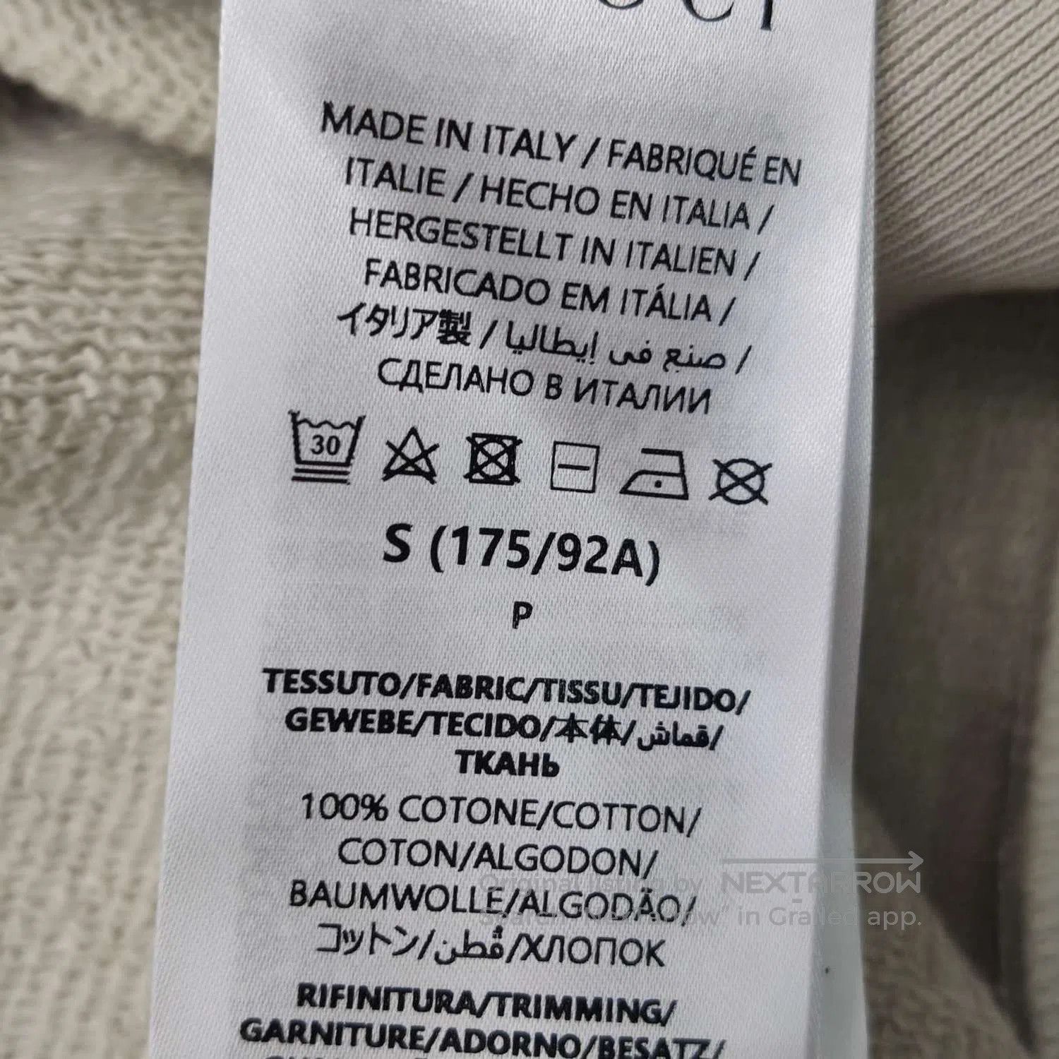 Gucci Gucci S Size Cotton Logo Crewneck Sweatshirt. Size US S / EU 44-46 / 1 - 6 Thumbnail