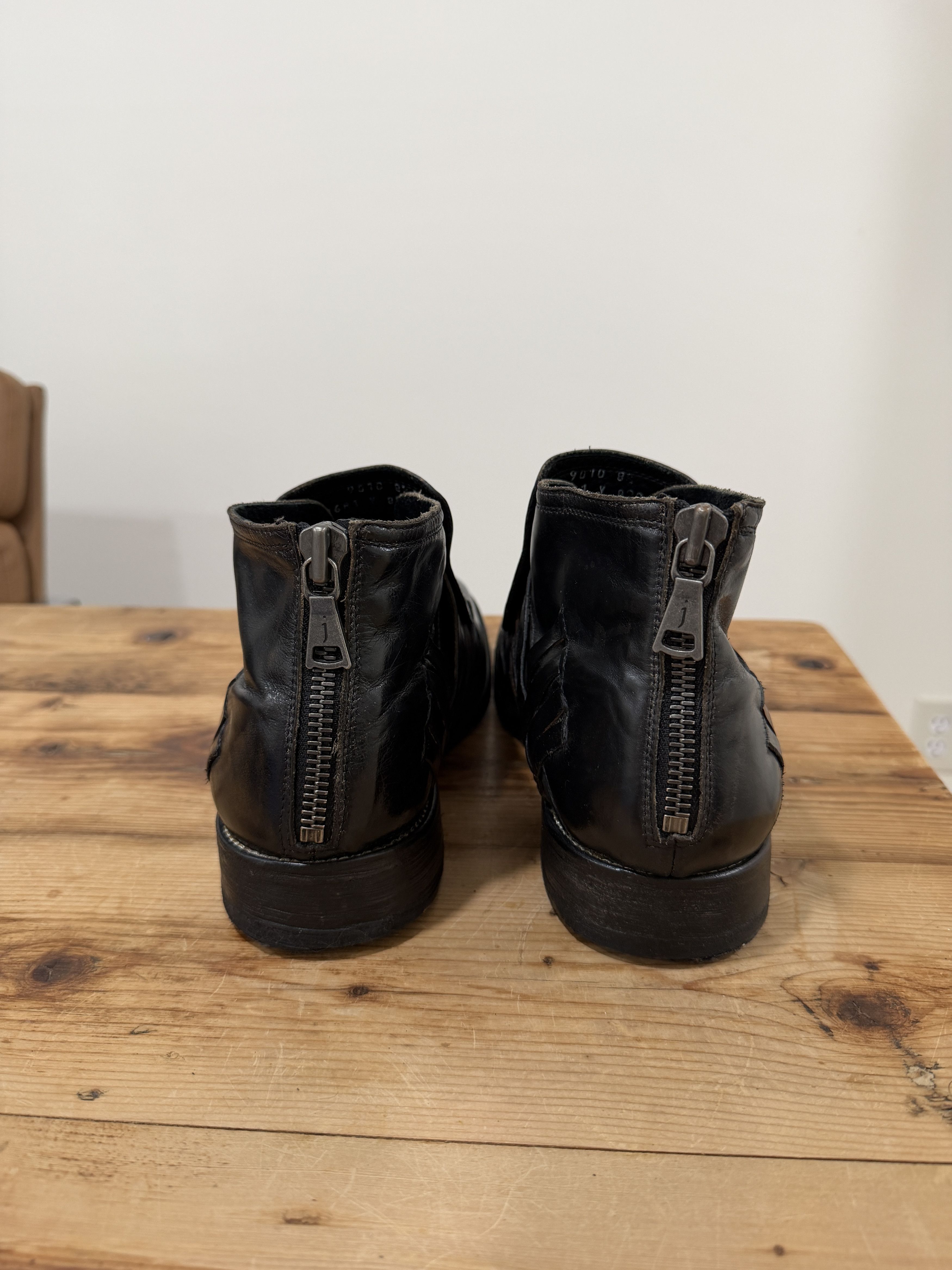 John Varvatos John Varvatos Woven Leather Boot Size US 8.5 / EU 41-42 - 3 Thumbnail