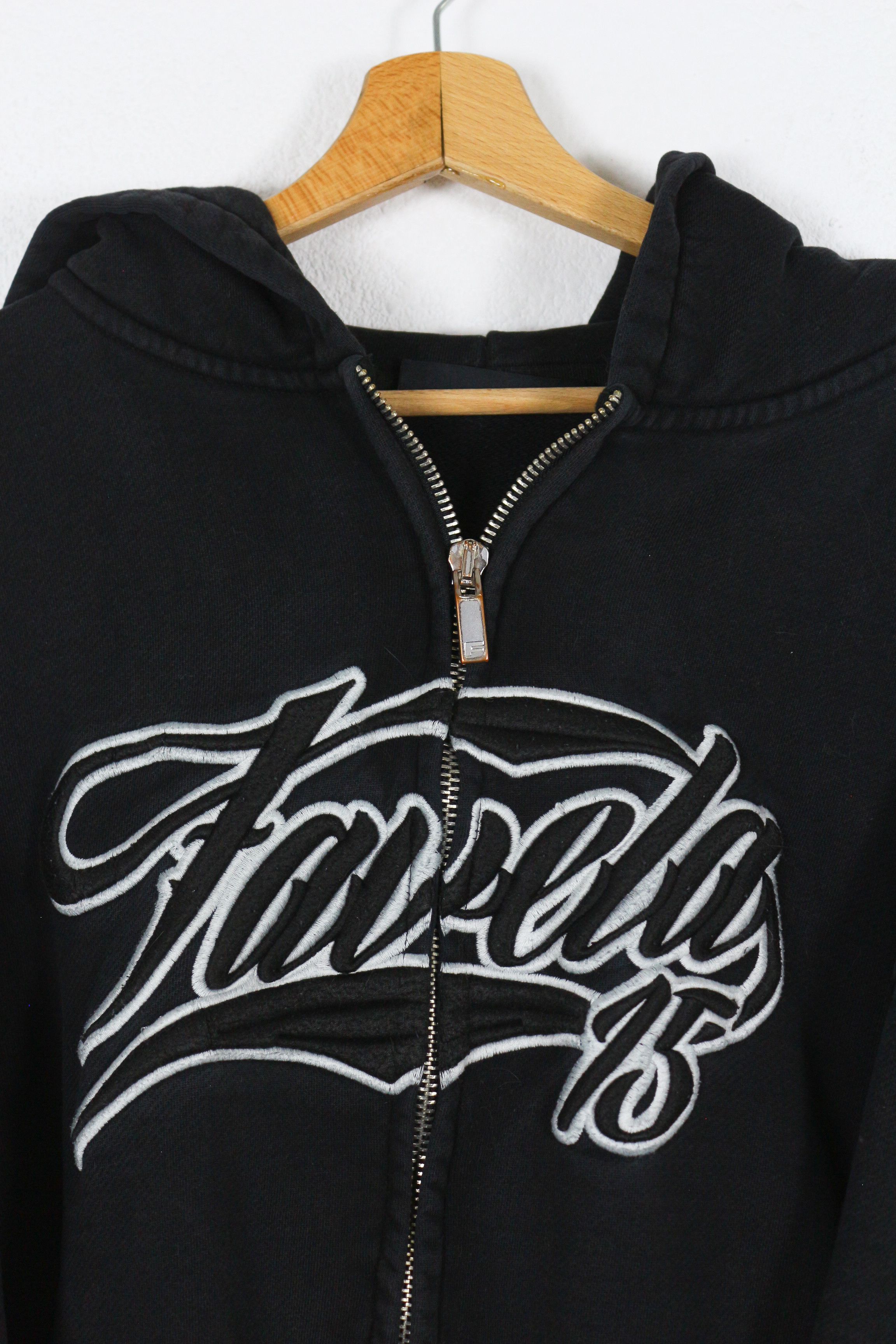 FAVELA × Vintage FAVELA Logo Skateboarding Zip Boxy Hoodie NZ Size US M / EU 48-50 / 2 - 2 Thumbnail