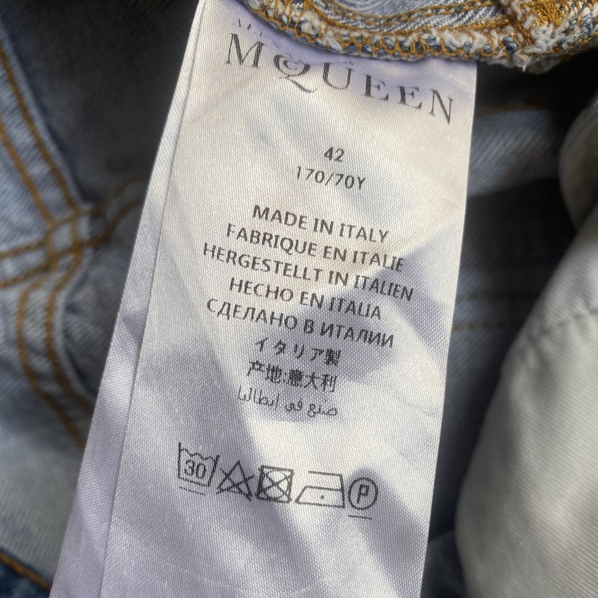 Alexander McQueen 2017 Denim Mermaid Skirt Size 28" / US 6 / IT 42 - 12 Thumbnail