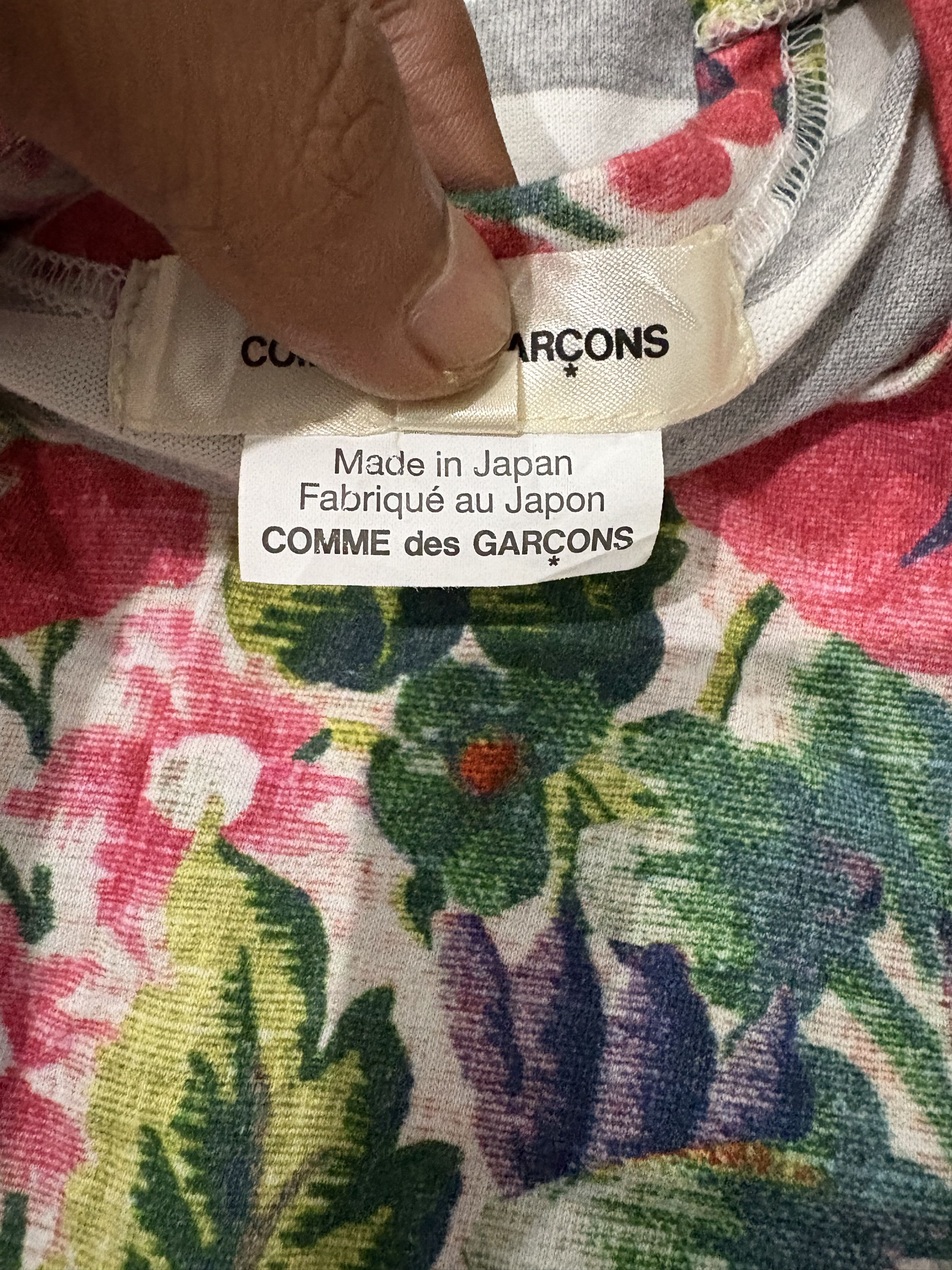 Comme des Garcons Comme des garcons AD 2016 floral tshirt Size XS / US 0-2 / IT 36-38 - 5 Thumbnail
