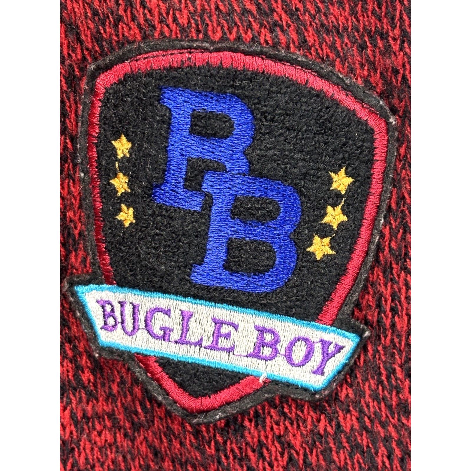 Bugle Boy VINTAGE Bugle Boy Cardigan Sweater Mens L Red Black 90s Knit V-Neck Long Sleeve Size US L / EU 52-54 / 3 - 2 Thumbnail