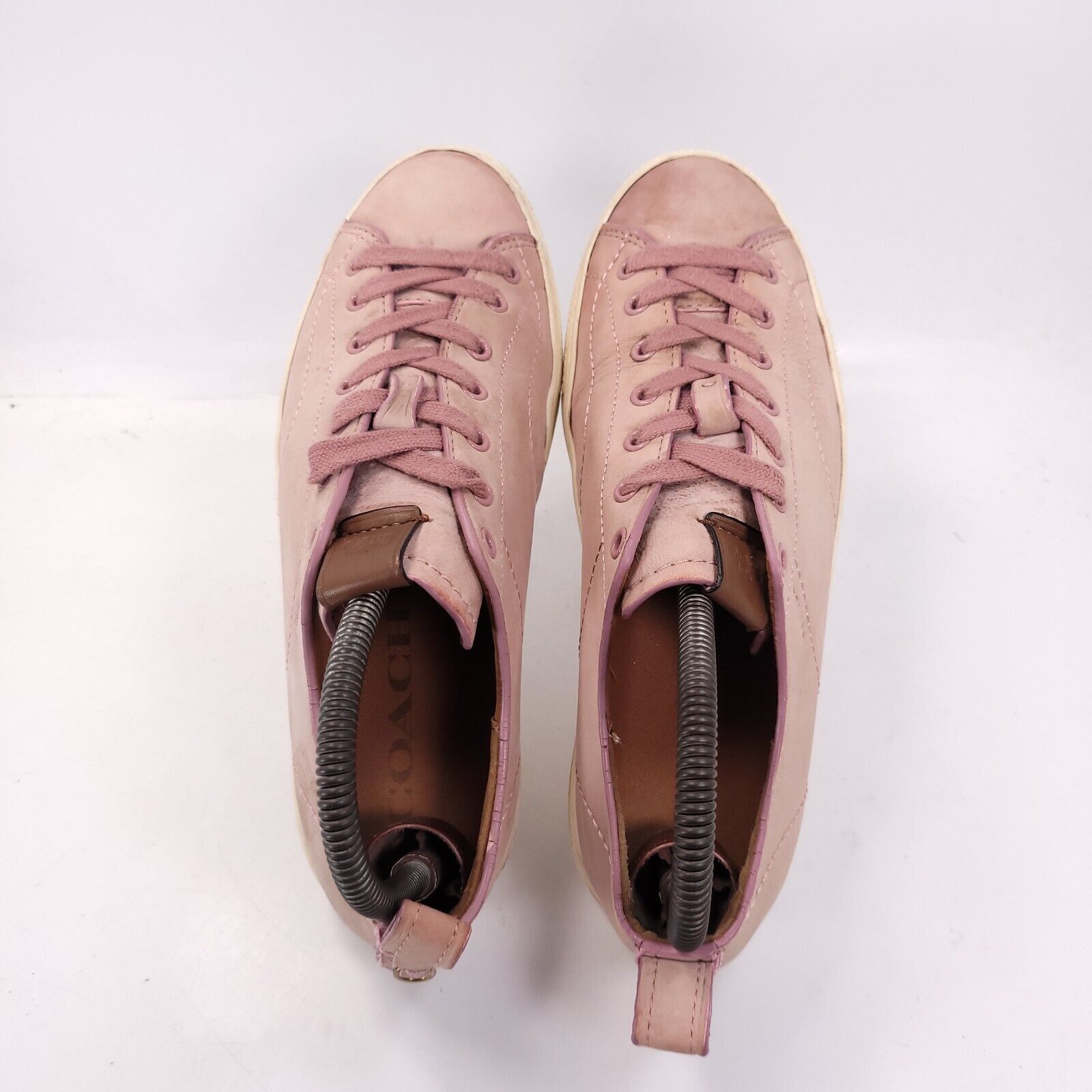 Coach Coach C121 Sneaker Shoe Womens Size 7.5 G1828 Pink White Size US 7.5 / IT 37.5 - 4 Thumbnail