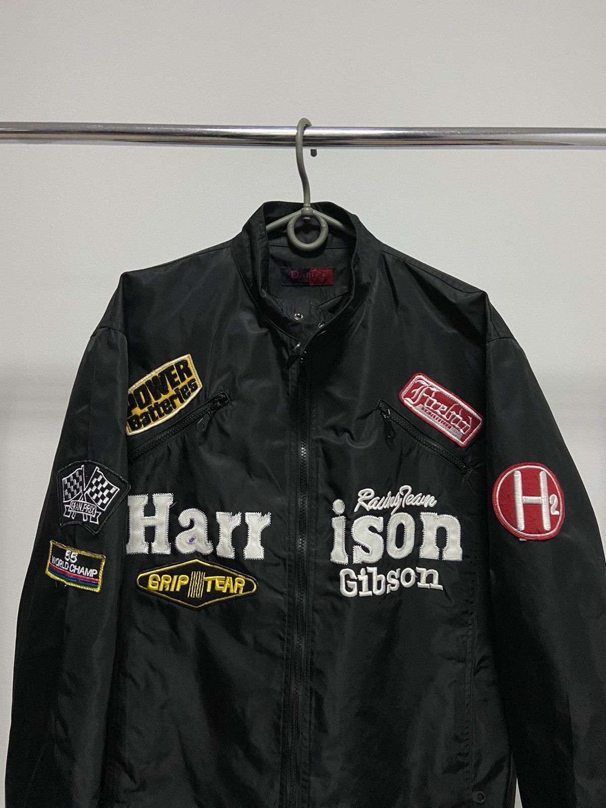 Vintage Harrison Gibson Racing Jacket Vintage Big Logo Moto Size US XL / EU 56 / 4 - 3 Thumbnail