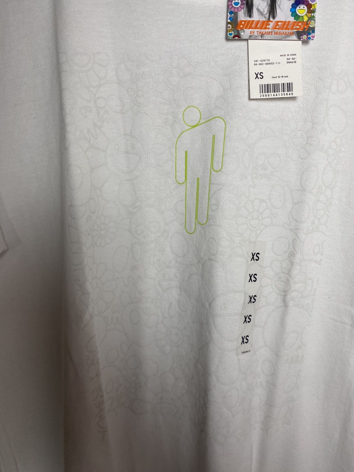 Billie Eilish × Takashi Murakami Takashi Murakami Billie Eilish White Tshirt Size US XS / EU 42 / 0 - 2 Thumbnail