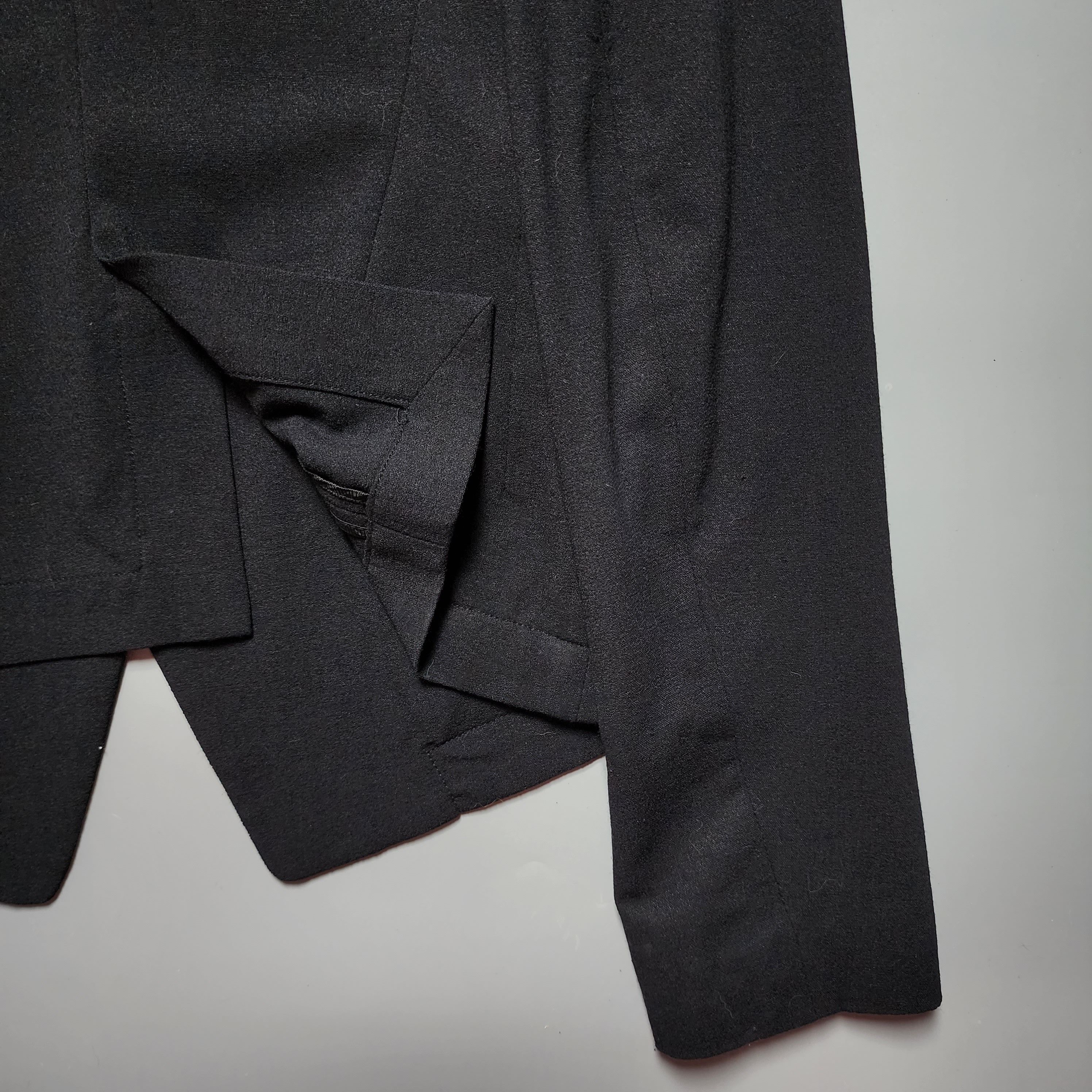 Ann Demeulemeester Ann Demeulemeester - Fleece Wool Blazer Jacket Size XS / US 0-2 / IT 36-38 - 4 Thumbnail