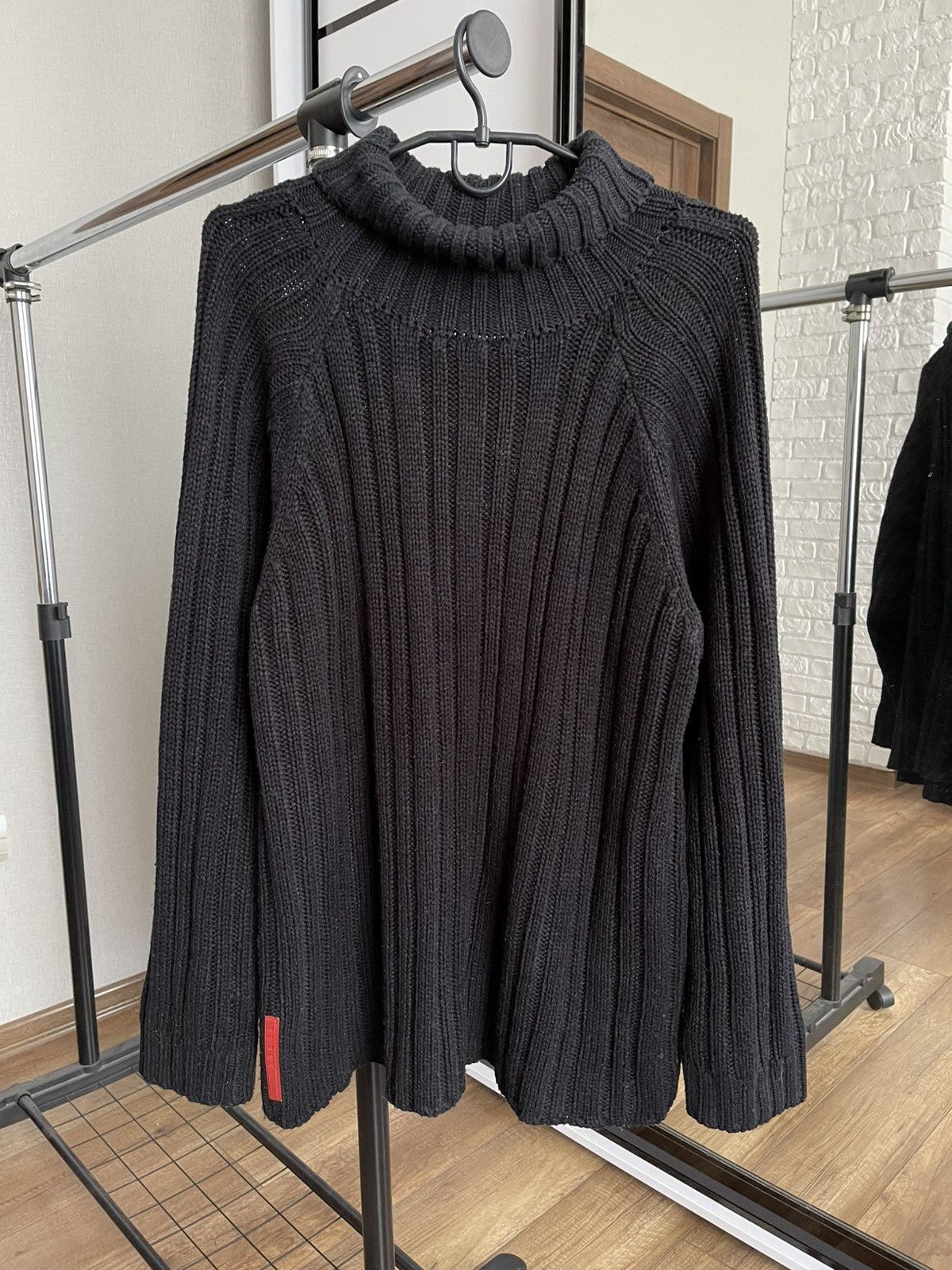 Prada Prada Turtleneck Cable Wool Knit Turtleneck Sweater Size US M / EU 48-50 / 2 - 1 Thumbnail