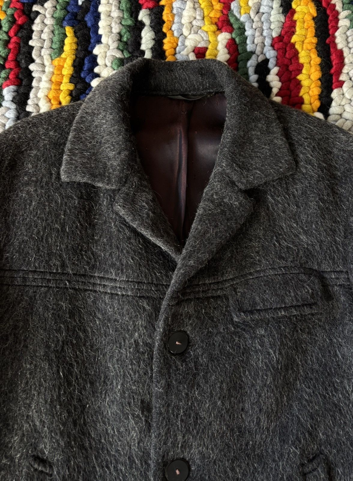 Vintage 1940s Mohair Wool Sports Coat Vintage Size US M / EU 48-50 / 2 - 2 Thumbnail