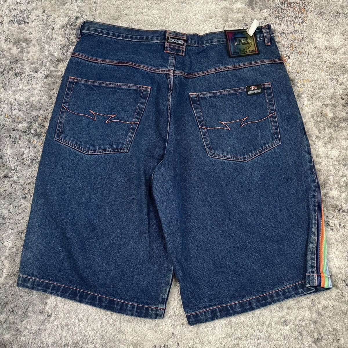 JNCO × Vintage Vintage Y2K JNCO style baggy wide leg shorts Size US 40 / EU 56 - 1 Thumbnail