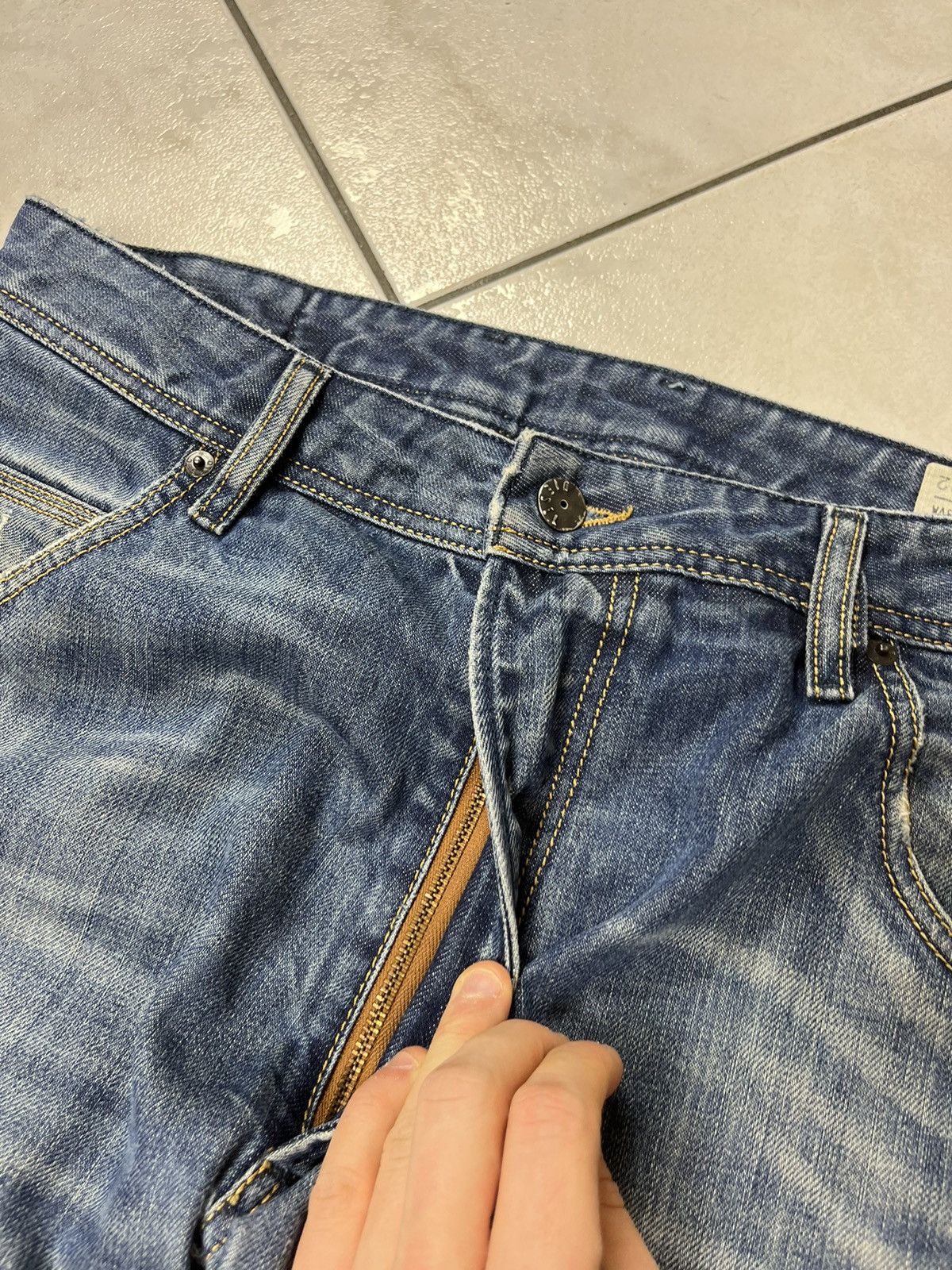 Diesel × Vintage Vintage Diesel krooley y2k distressed denim jeans pants Size US 30 / EU 46 - 12 Thumbnail