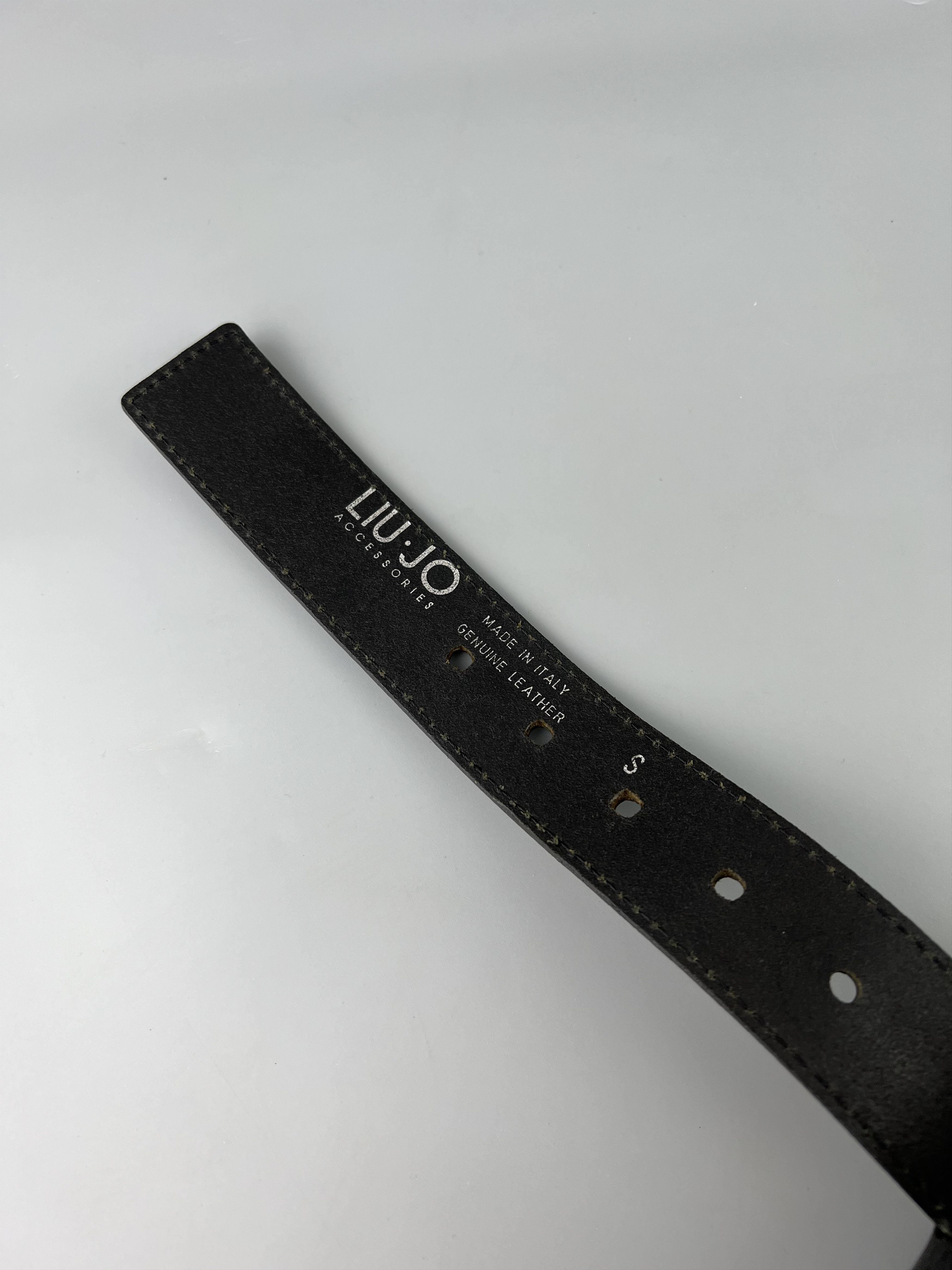 Liu Jo Liu Jo Black Leather Belt Size S Size ONE SIZE - 9 Thumbnail