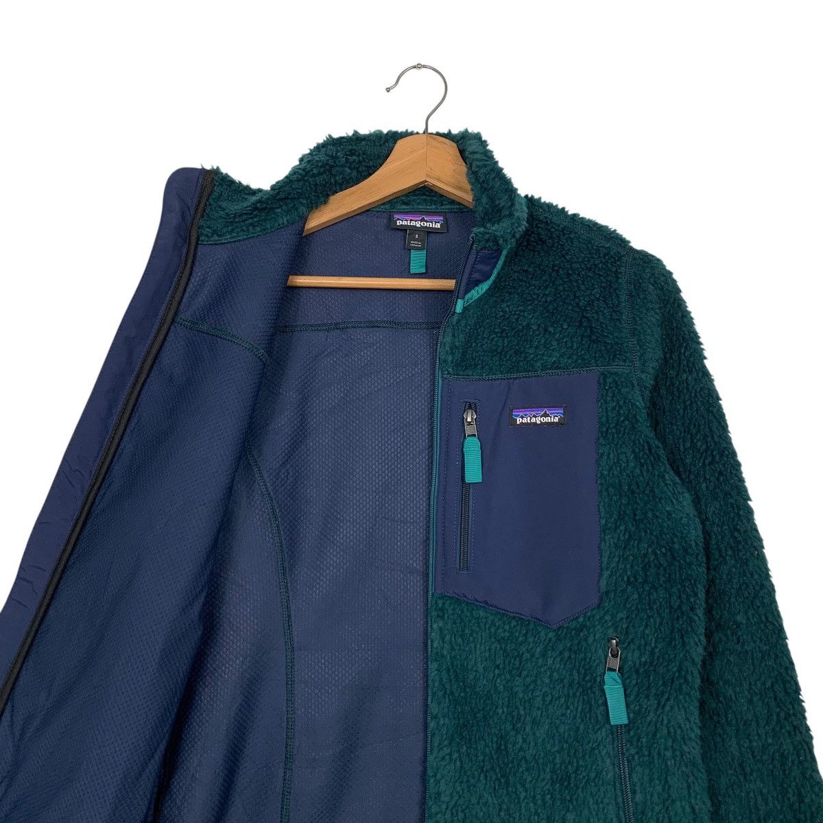 Patagonia PATAGONIA Deep Pile Turtleneck Green Fleece Jacket 2465-C111 Size US S / EU 44-46 / 1 - 8 Thumbnail