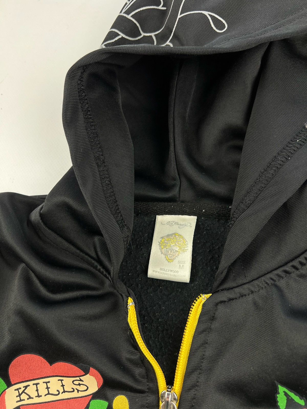 Ed Hardy × Japanese Brand × Vintage Don Ed Hardy Hoodie y2k Size M / US 6-8 / IT 42-44 - 4 Thumbnail