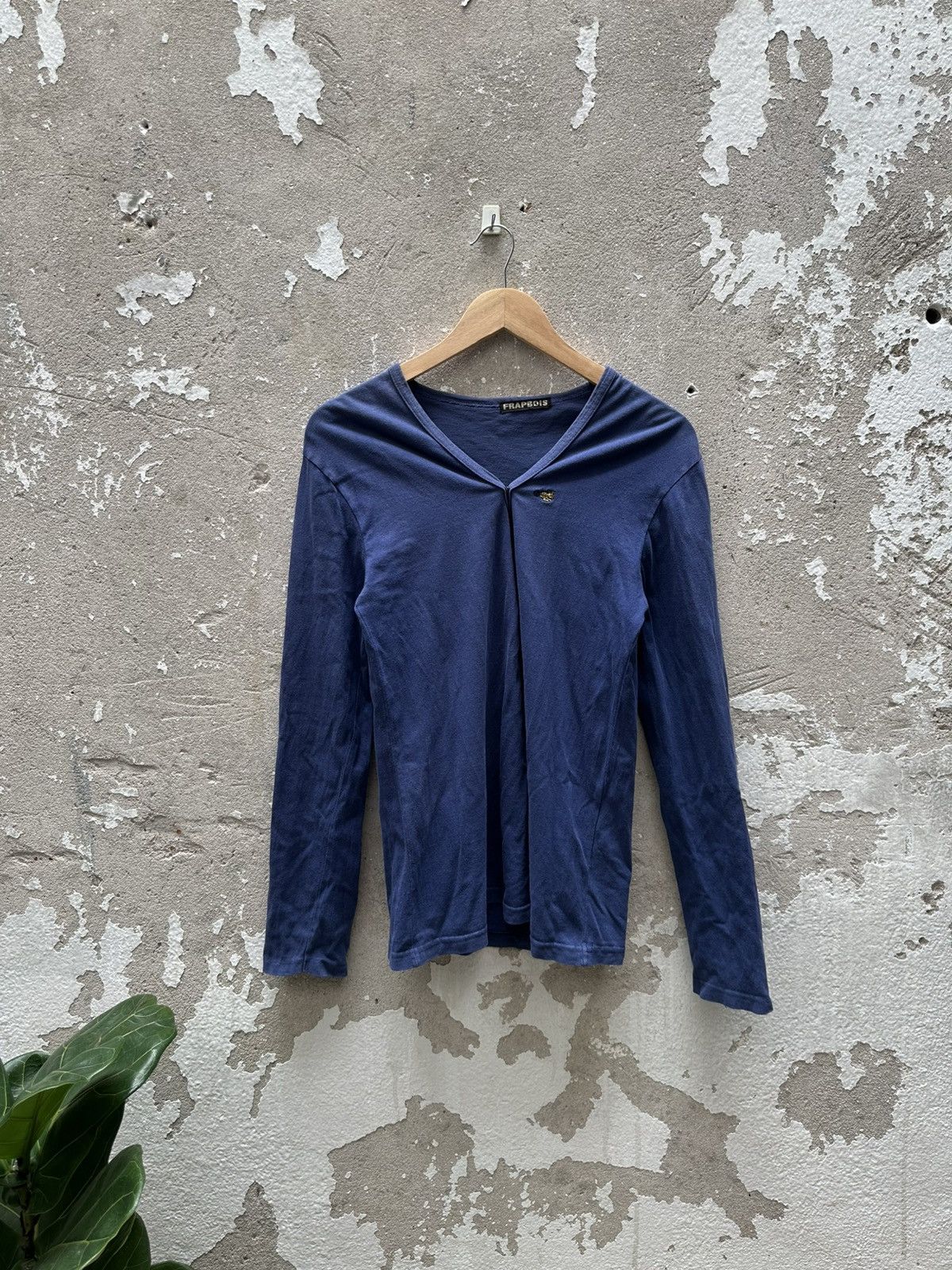 Frapbois Vintage Frapbois Emboridery V Ls Tshirt Size M / US 6-8 / IT 42-44 - 1 Thumbnail