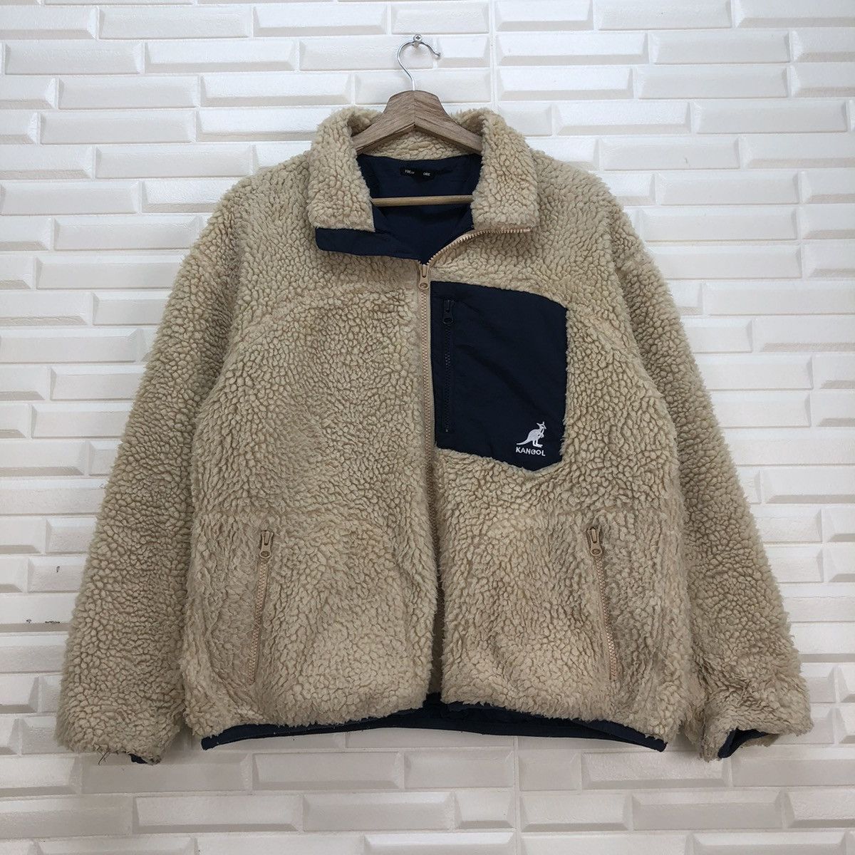 Japanese Brand × Vintage Kangol Deep Pile Style Retro X Jacket Size L / US 10 / IT 46 - 2 Thumbnail
