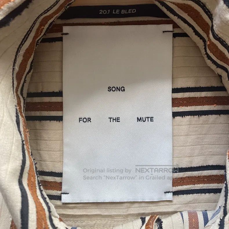 Song For The Mute SONG FOR THE MUTE Wavy-pattern jacket Size US L / EU 52-54 / 3 - 4 Thumbnail