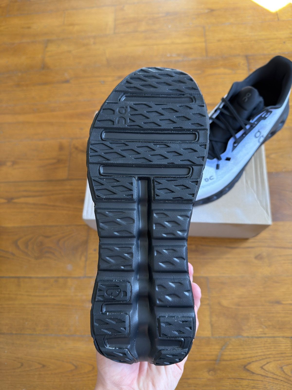 On On Running Cloudmonster White Black Size US 8.5 / EU 41-42 - 6 Thumbnail