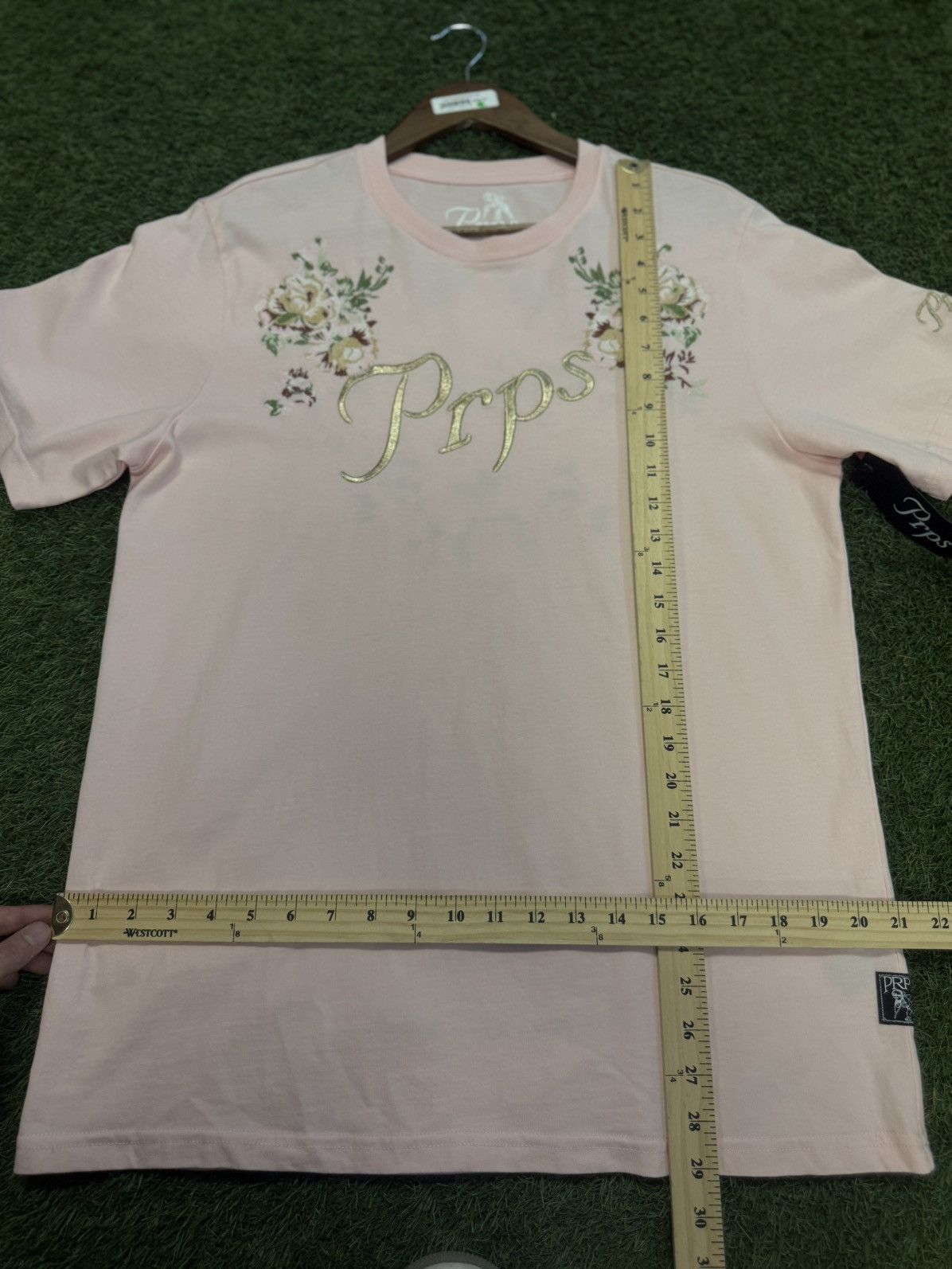 Prps Men’s PRPS Pink Tee Shirt Size Large (NEW) Size US L / EU 52-54 / 3 - 10 Thumbnail