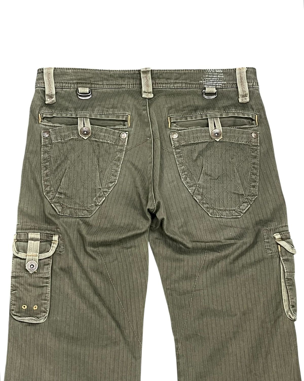 Edwin Vintage Edwin 505 Cargo Flare Pants Y2K Harajuku Military Size US 32 / EU 48 - 10 Thumbnail