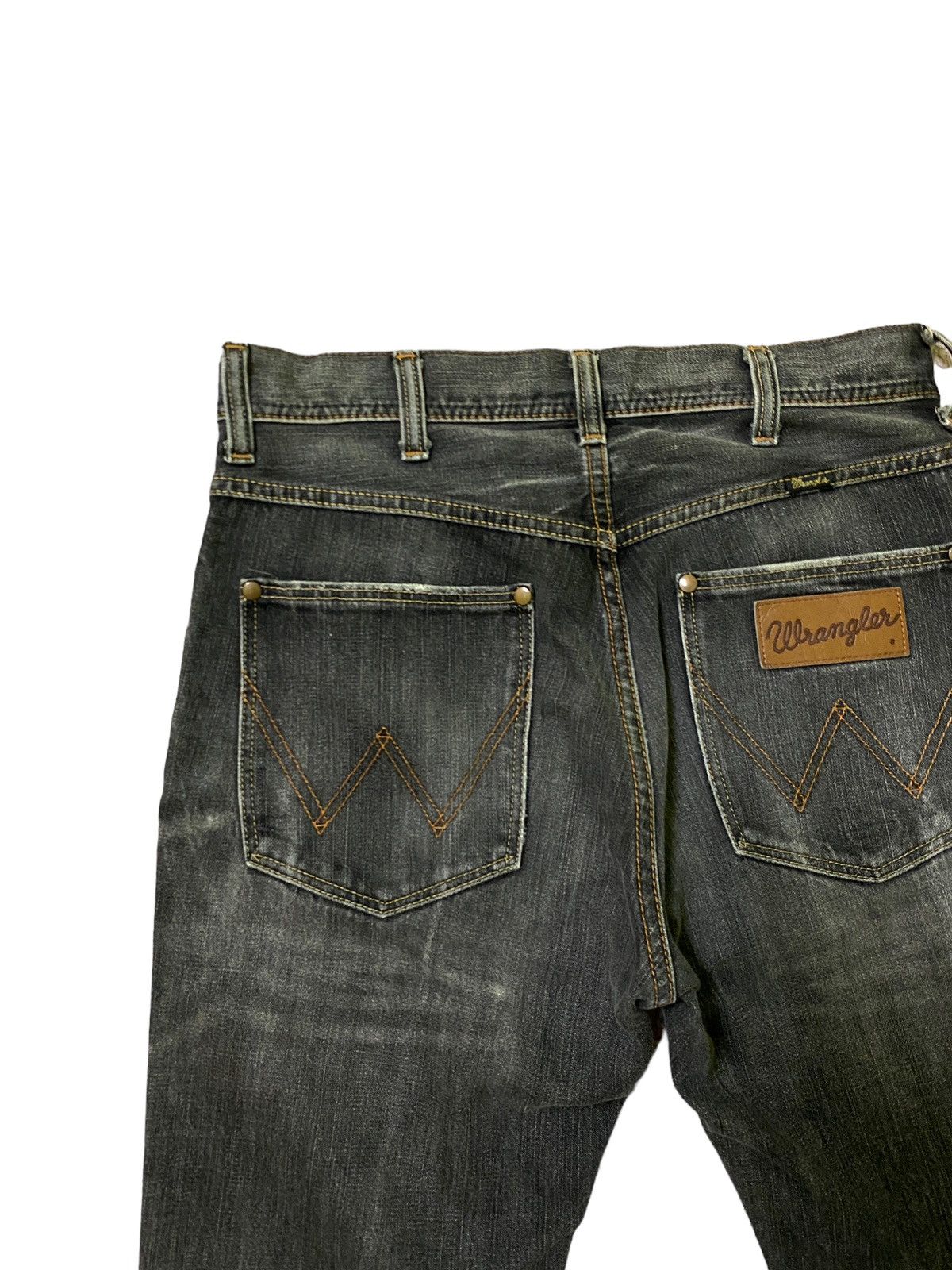 Vintage FLARED💥 WRANGLER CLAWMARKS BOOTCUT DENIM JEANS Size US 30 / EU 46 - 10 Thumbnail
