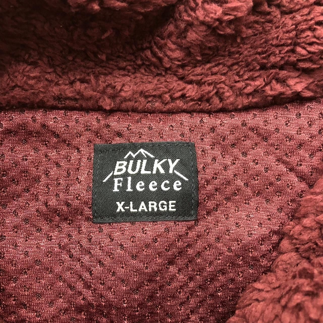 Uniqlo UNIQLO JAPAN Bulky Deep pile Sherpa Maroon Fleece Jacket Size XL / US 12-14 / IT 48-50 - 4 Thumbnail