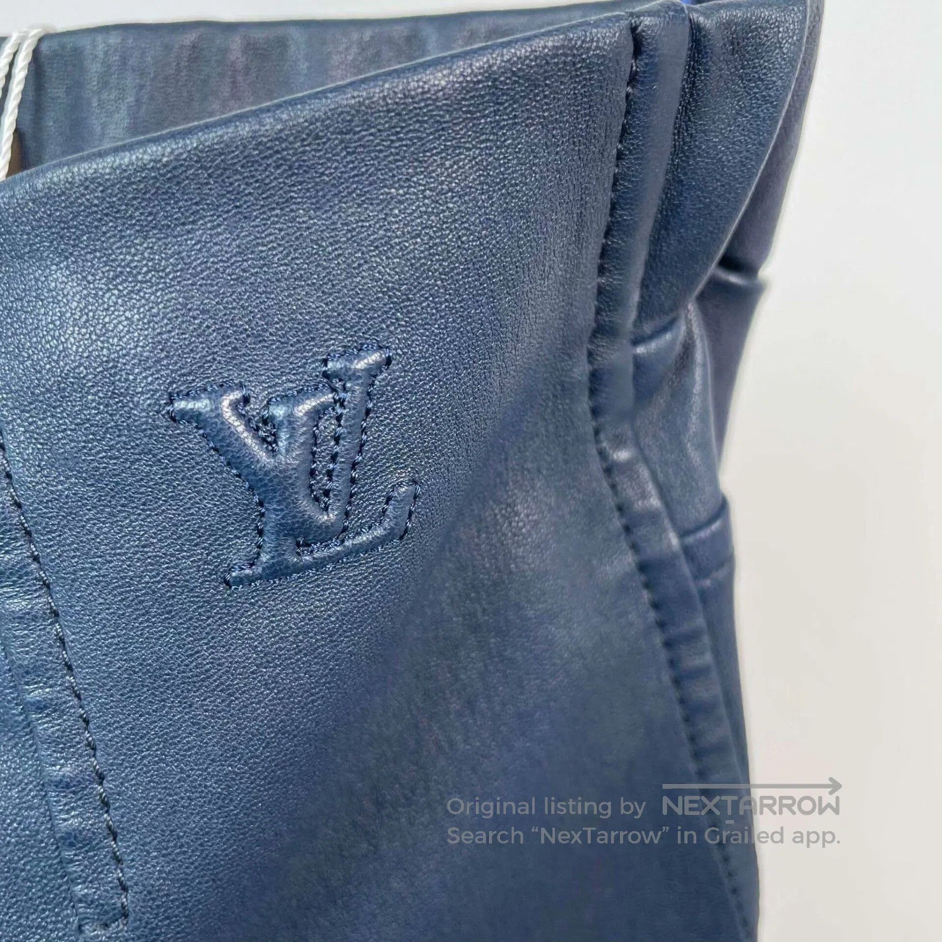 Louis Vuitton LV Sheepskin Blue Pants Size 38. Size 37" - 5 Thumbnail