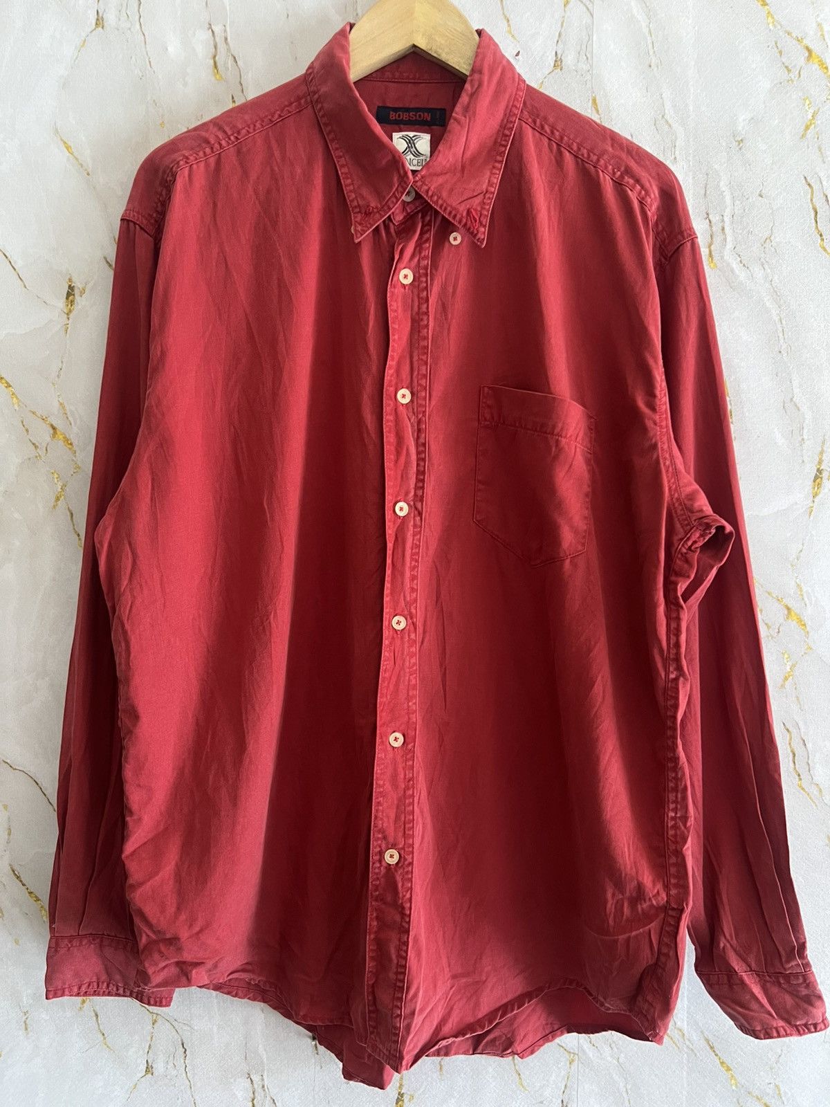 Japanese Brand 🔥 Vintage Bobson Button-Up Shirt Size US XL / EU 56 / 4 - 1 Thumbnail