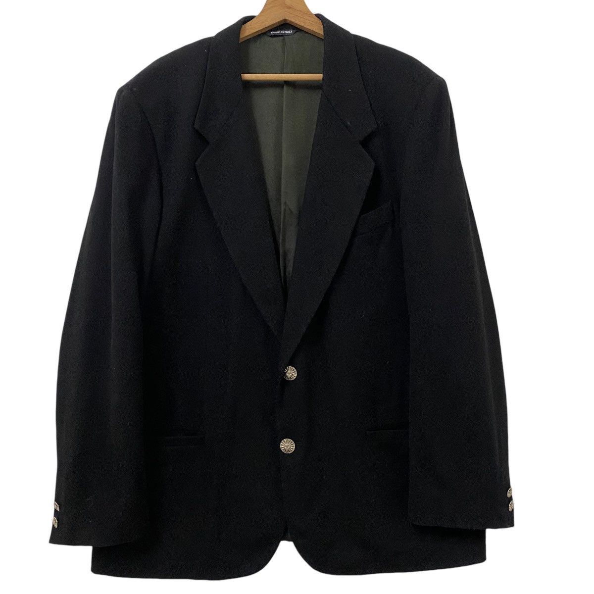 Versace × Vintage ☀️Vintage Versace Sport black classic blazer jacket Size US M / EU 48-50 / 2 - 6 Thumbnail
