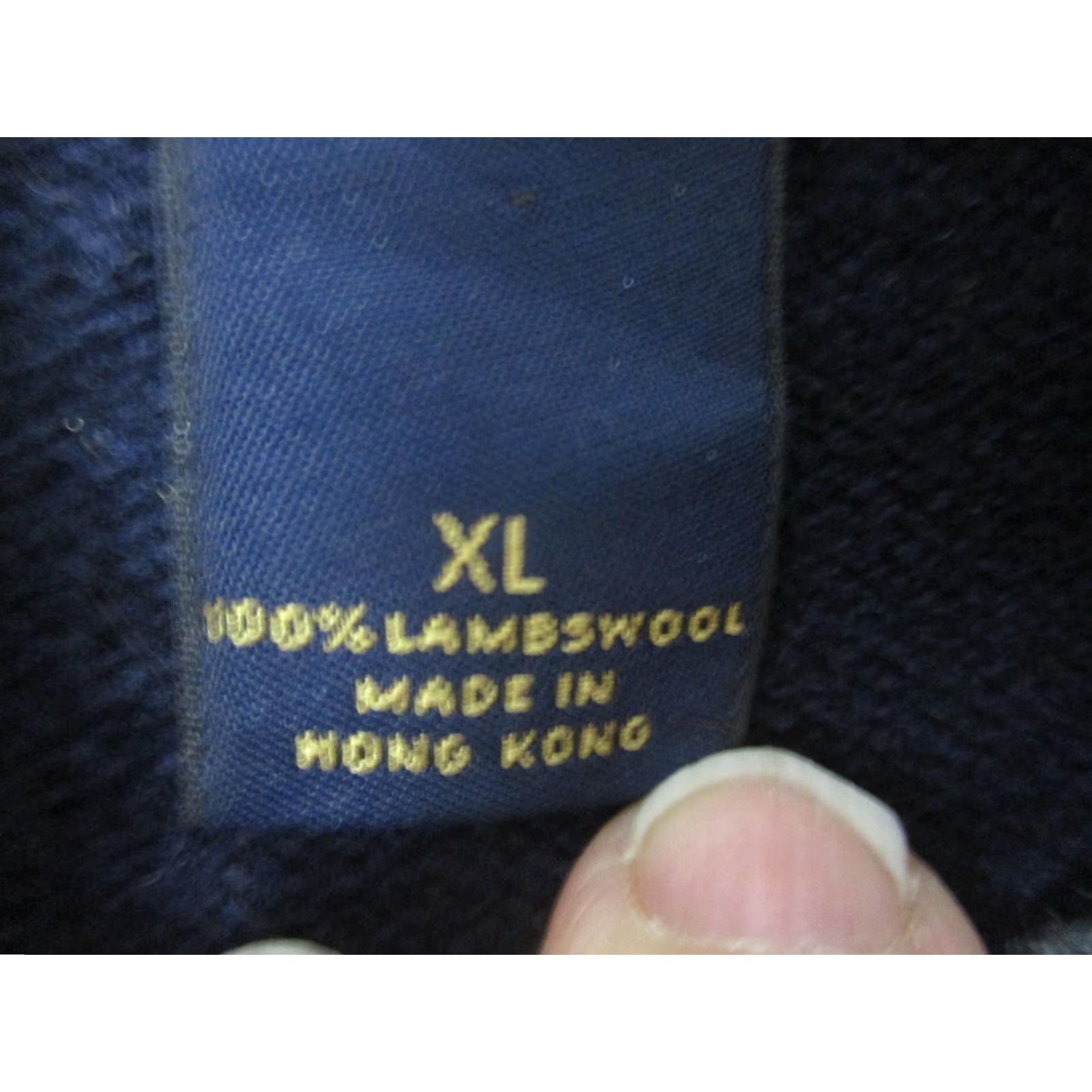 Brooks Brothers VINTAGE Brooks Brothers Sweater Mens XL Navy Argyle Full Zip Scottish Lambswool Pullover Size US XL / EU 56 / 4 - 4 Thumbnail