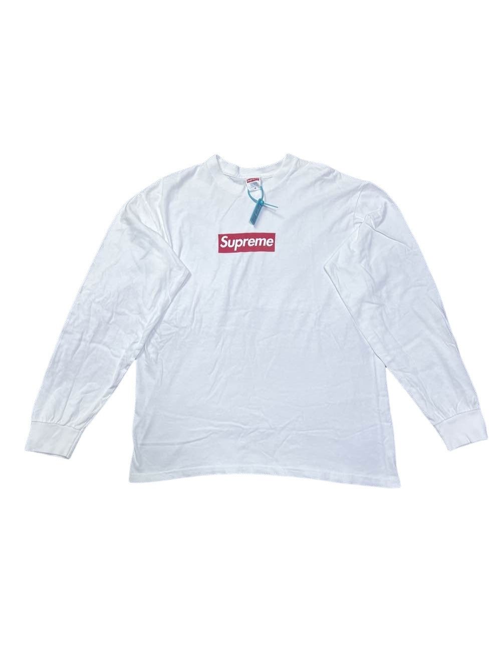 Supreme Supreme Box Logo L/S Long sleeve Tee White Size M | Grailed