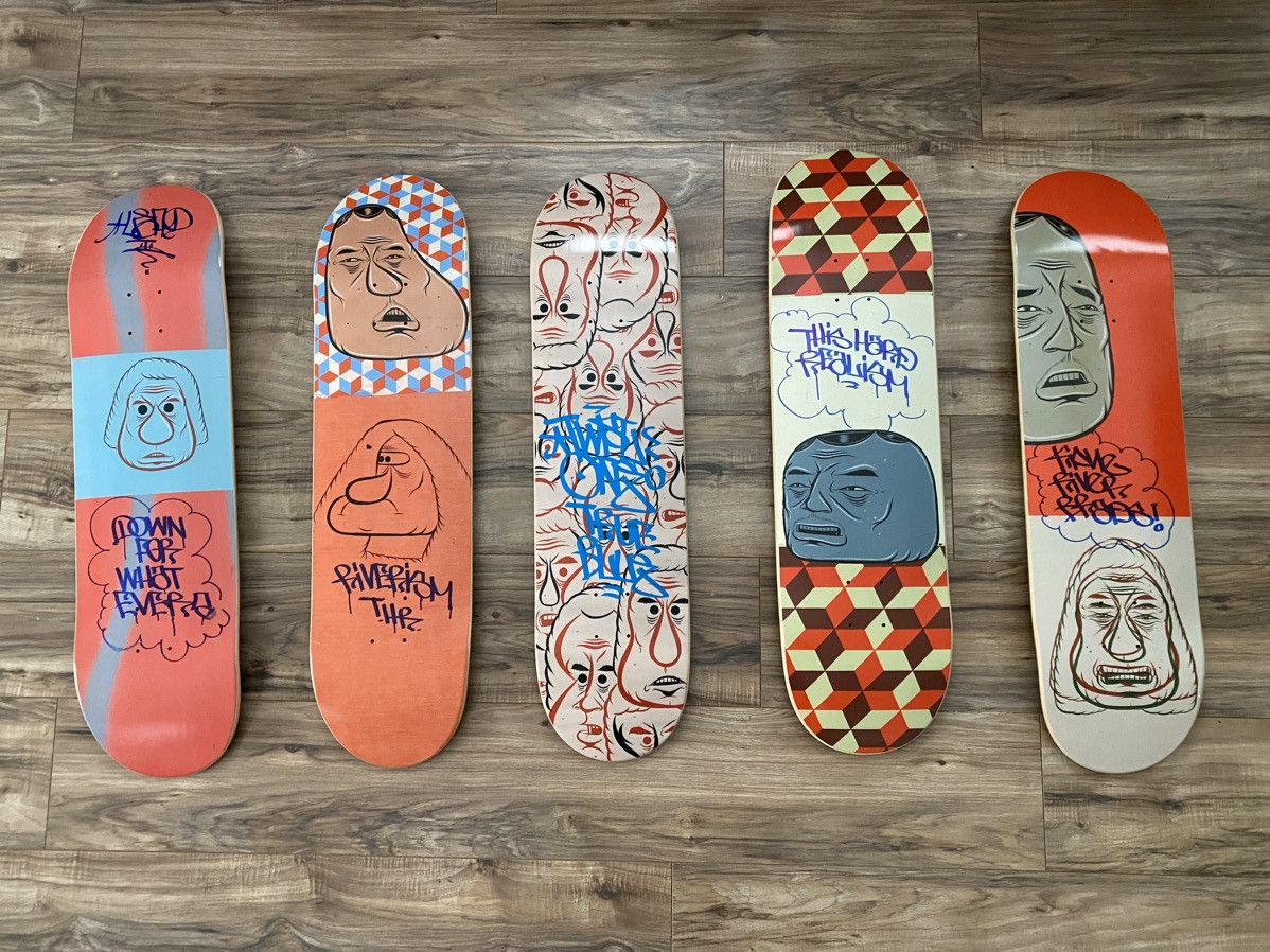 Alife Baker Barry McGee Twist signed complete skateboard set Size ONE SIZE - 1 Thumbnail