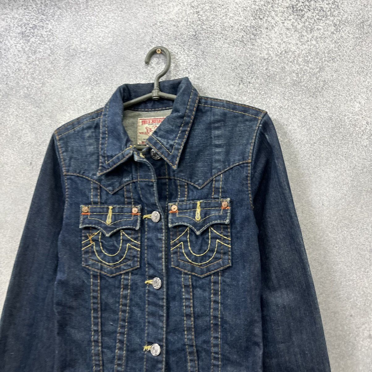 True Religion Vintage True Religion Jean Jacket Chief Keef Size US S / EU 44-46 / 1 - 2 Thumbnail