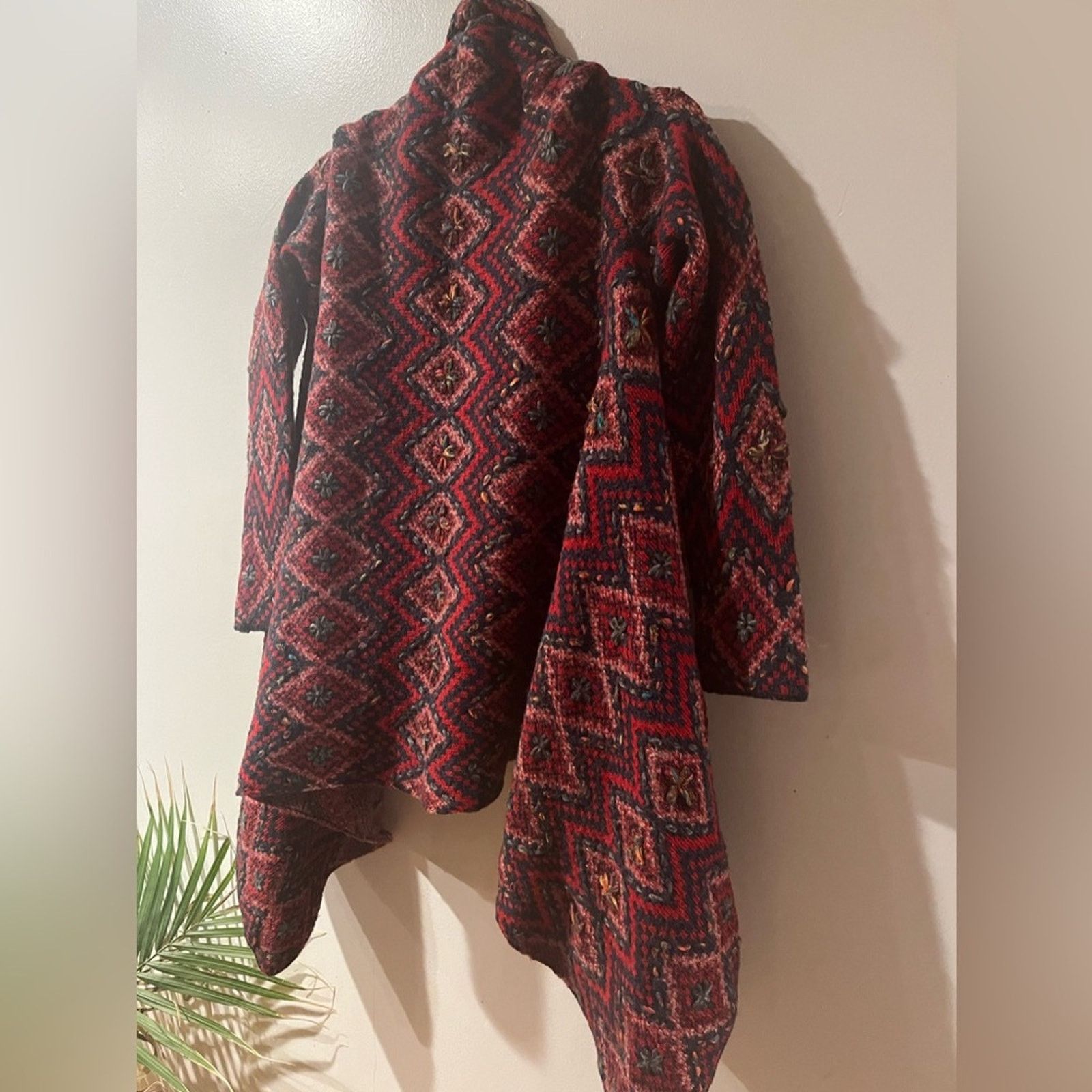 Other Woven knitted wool sweater cardigan by Sleeping on the snow Size M / US 6-8 / IT 42-44 - 7 Thumbnail