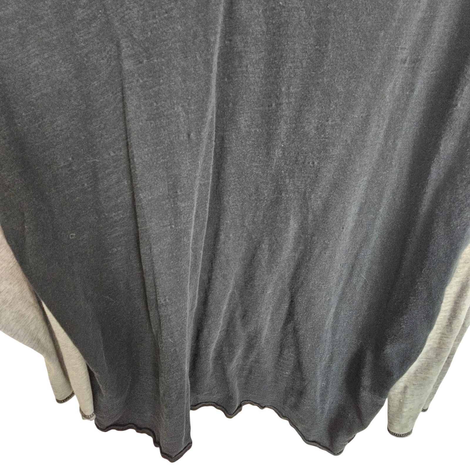 Fox Racing Fox Henley Shirt Gray Black Long Sleeve Tshirt XL T Shirt Size US XL / EU 56 / 4 - 3 Thumbnail