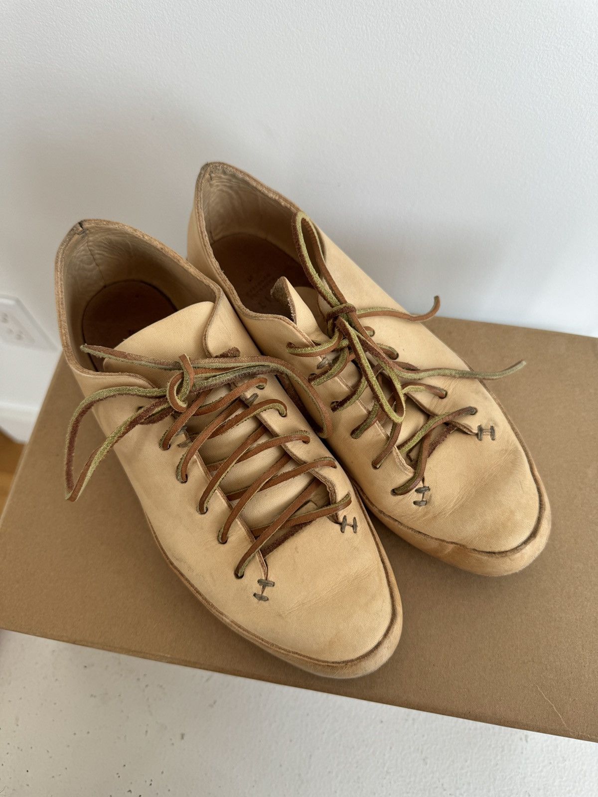 Feit Feit Raw Leather Sneakers Size US 6 / IT 36 - 1 Thumbnail