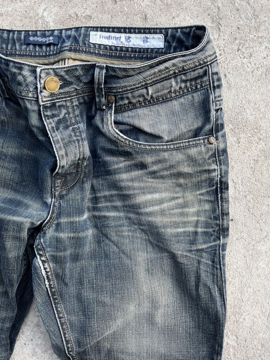 If Six Was Nine × Le Grande Bleu (L.G.B.) × Tornado Mart Japanese Distressed Balenciaga Style Y2K Jeans Faded Denim Size US 32 / EU 48 - 7 Thumbnail