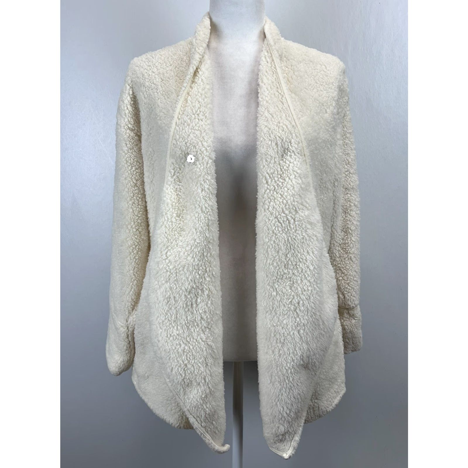 Soft Surroundings Soft Surroundings Cardigan Sz S GUC Single Snap Sherpa Fleece Cozy Up Size S / US 4 / IT 40 - 2 Thumbnail