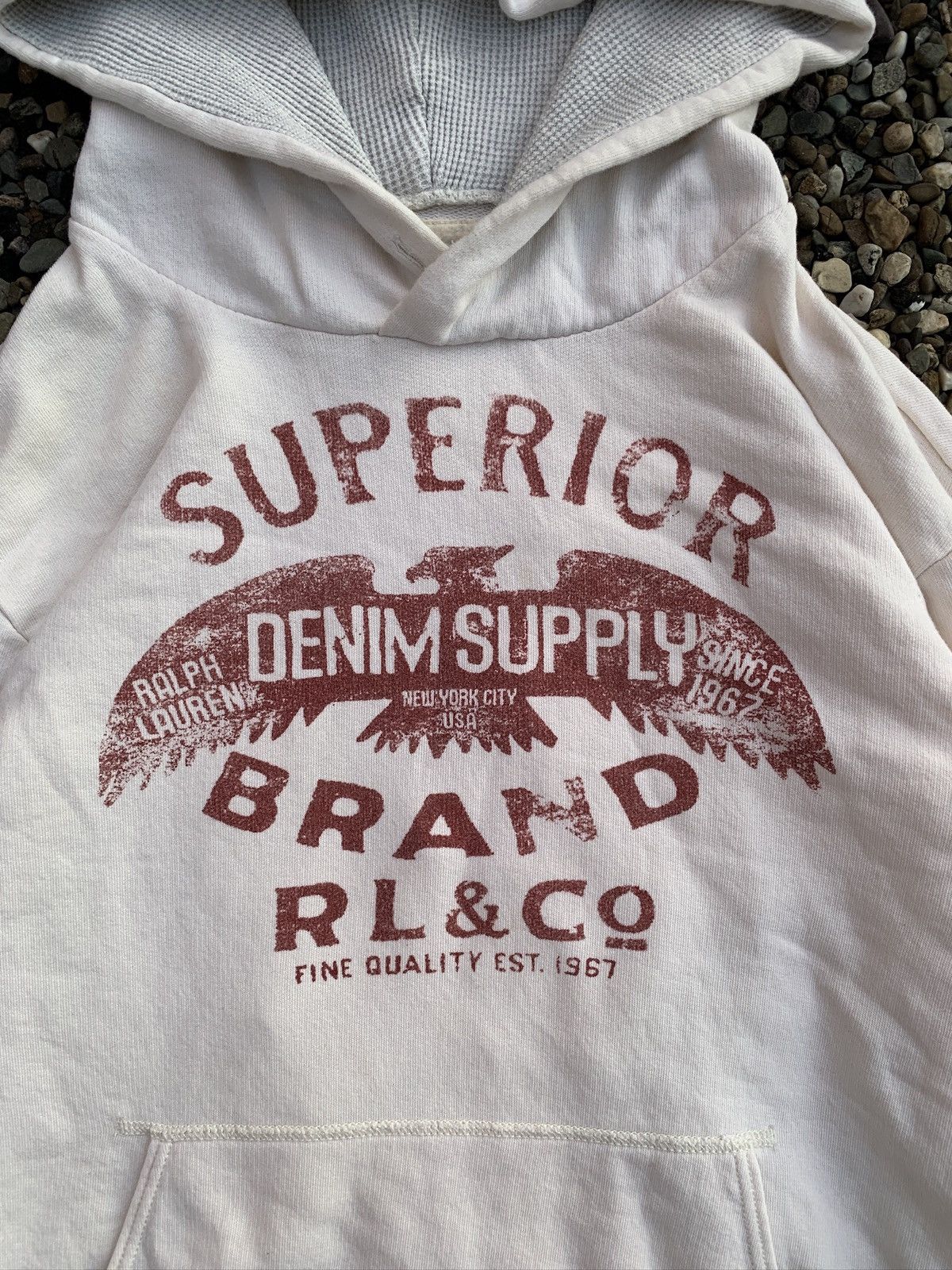 Denim & Supply Ralph Lauren Denim & Supply Ralph Lauren Pullover Hooded Sweatshirt Size US XL / EU 56 / 4 - 4 Thumbnail
