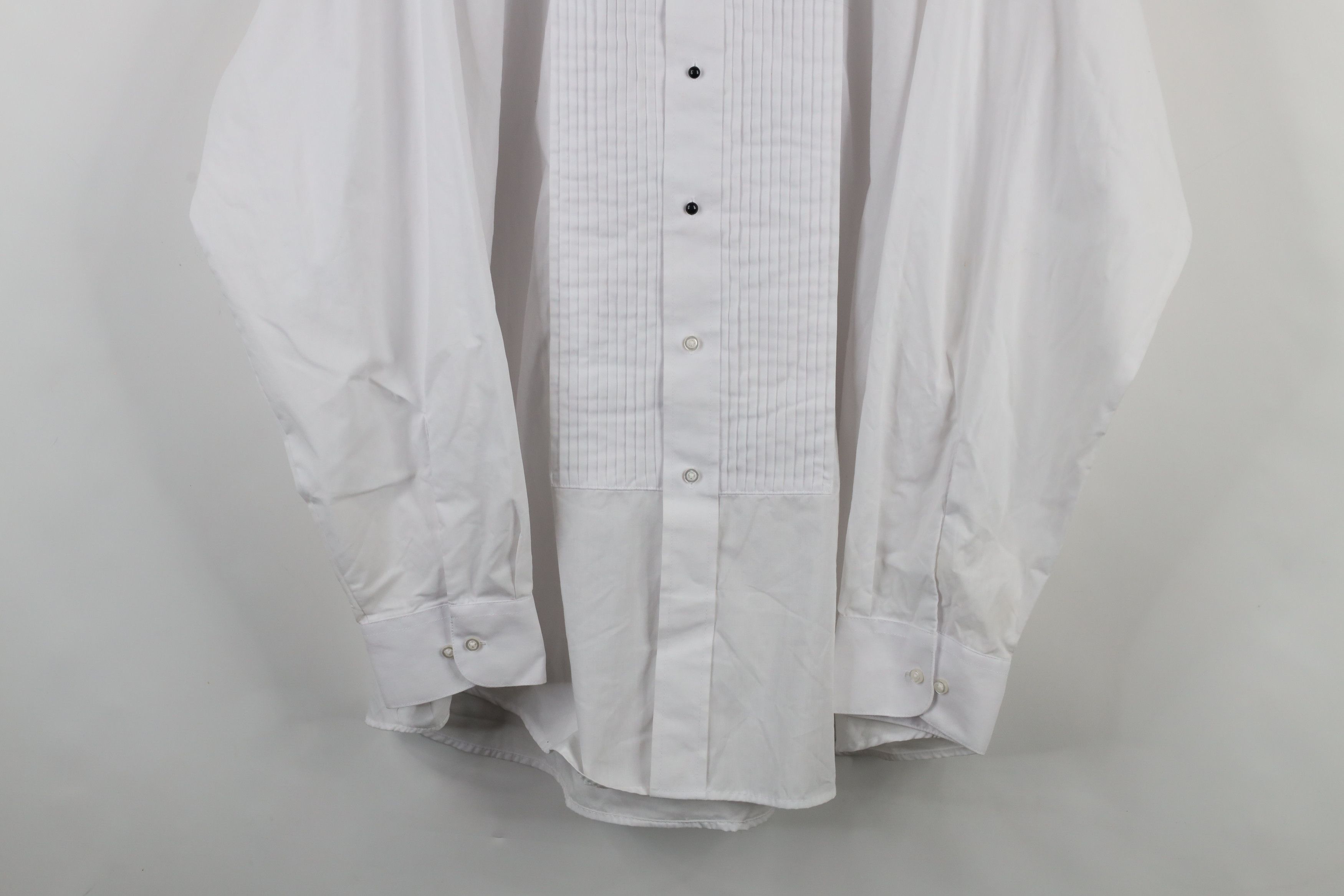 Vintage Vintage 90s Streetwear Tuxedo Prom Collared Button Shirt Size US XXL / EU 58 / 5 - 3 Thumbnail