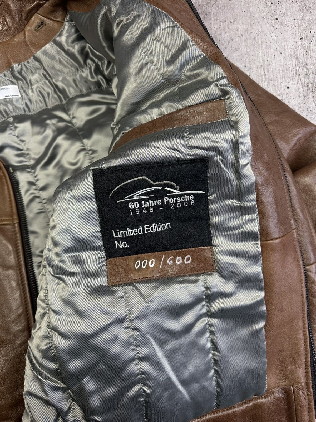 Porsche Design 000/600 Porsche Design Limited Edition Leather Jacket Size US XL / EU 56 / 4 - 8 Thumbnail