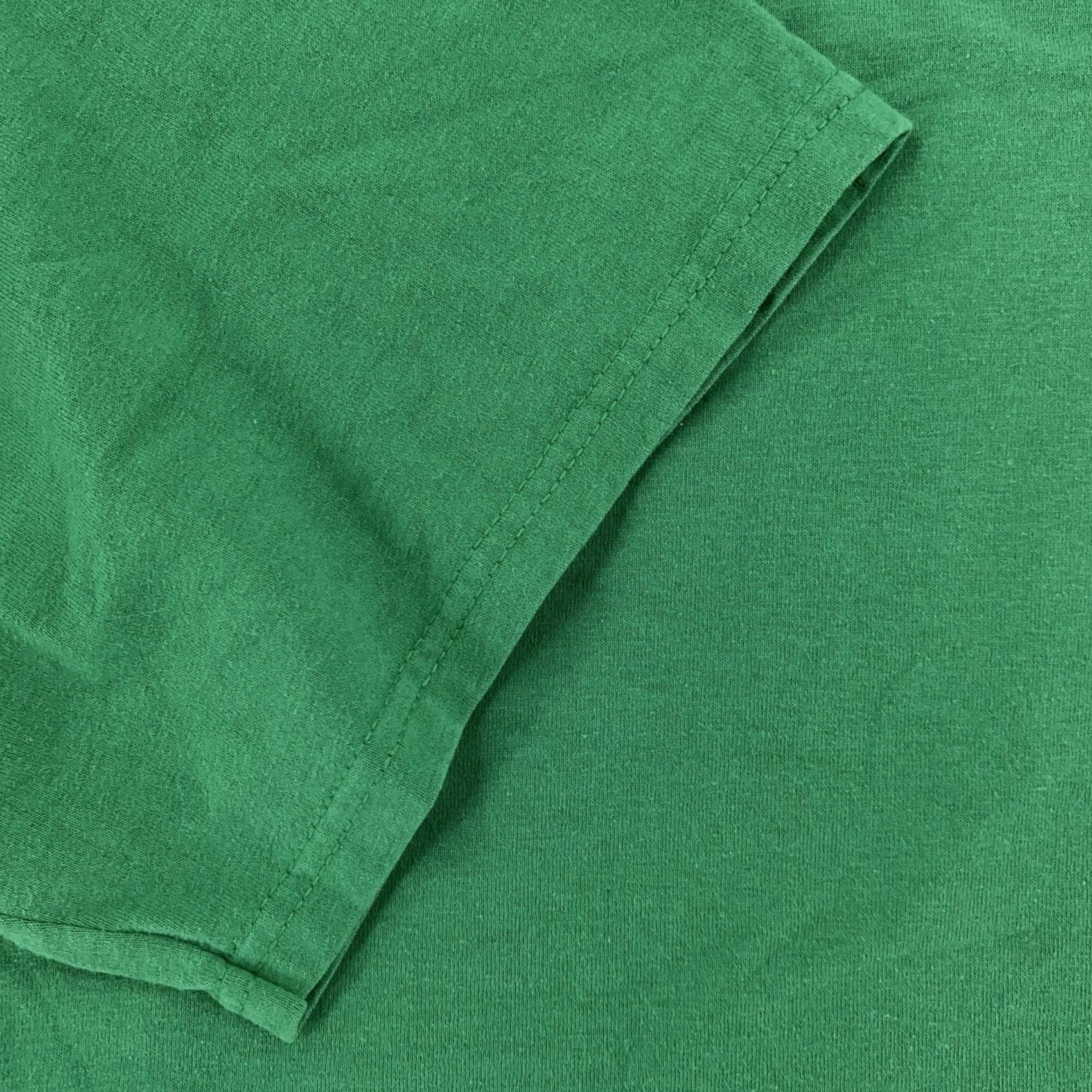 Fruit Of The Loom VINTAGE Fruit of the Loom Shirt Mens XL Green Crew Neck Tee 90s Casual Short Sleeve Cotton Polyester Solid Size US XL / EU 56 / 4 - 4 Thumbnail
