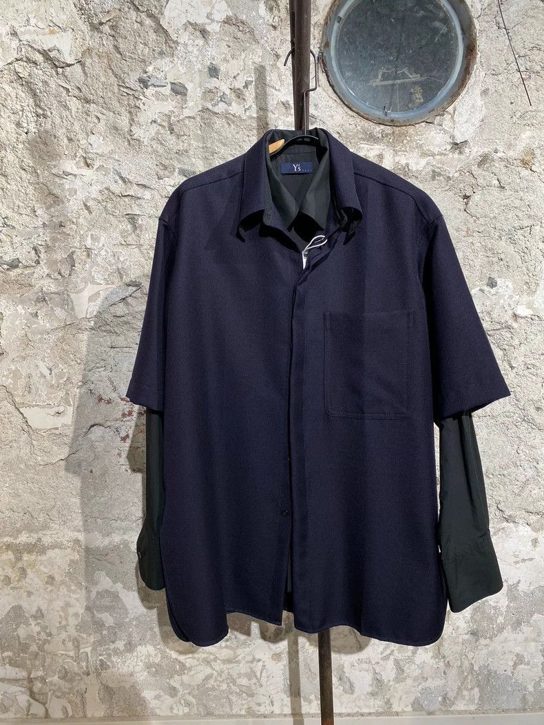 Yohji Yamamoto Yohji Yamamoto Y's fake two shirt jacket-2505 Size US L / EU 52-54 / 3 - 2 Thumbnail