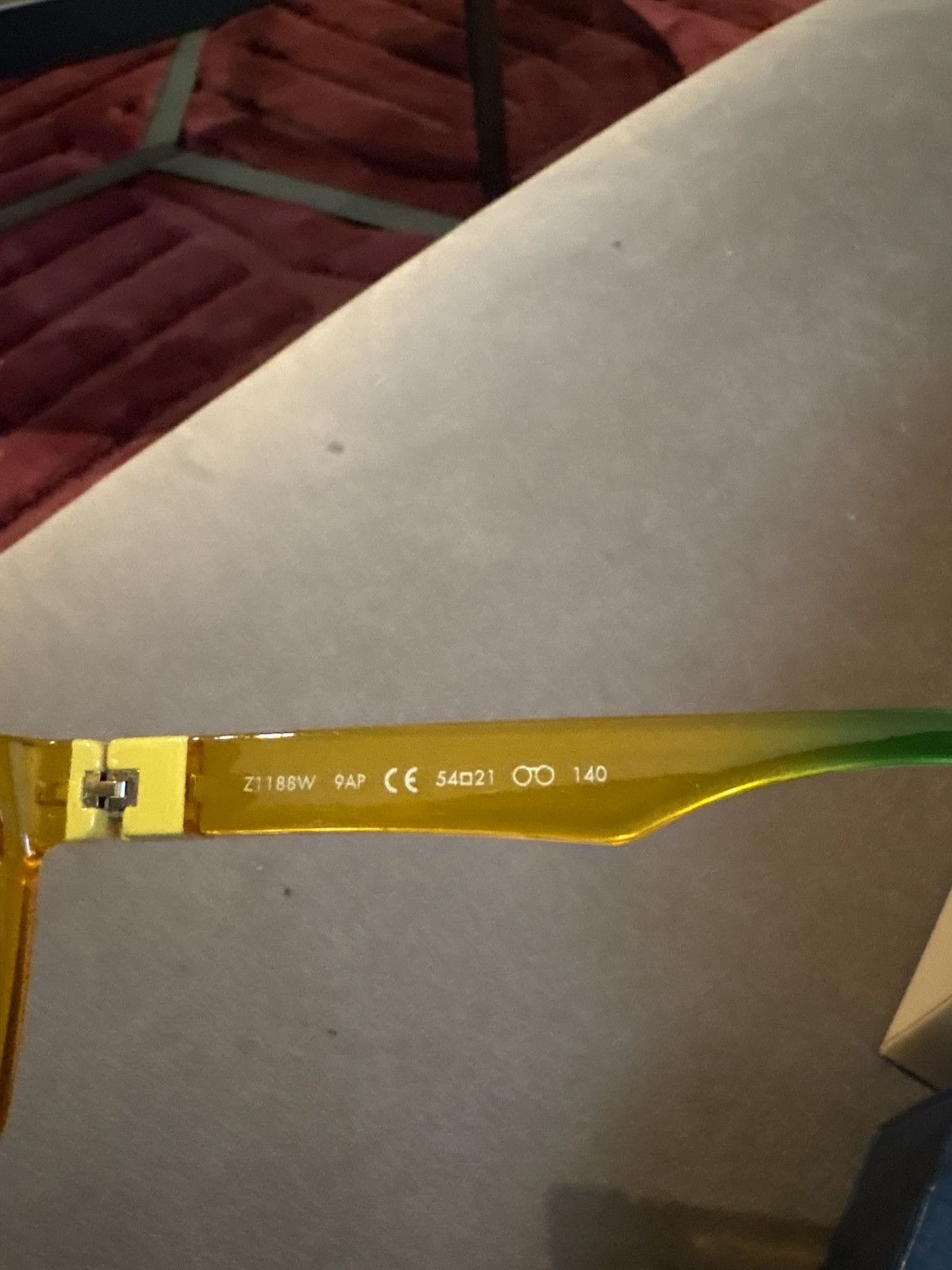 Louis Vuitton Louis Vuitton Virgil Abloh SS 19 Rainbow sunglasses Size ONE SIZE - 4 Thumbnail